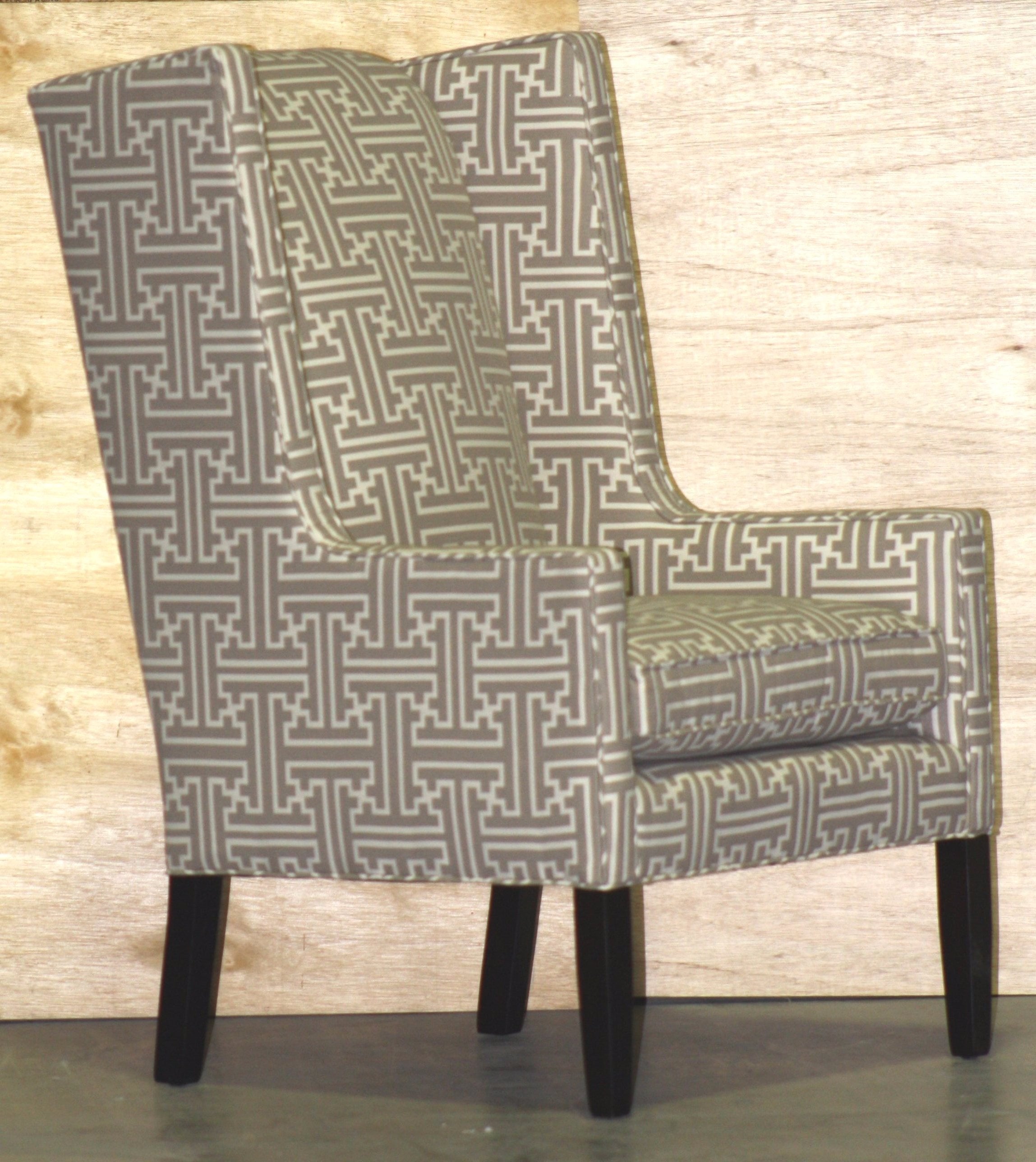 Arabella Modern Wingback Chair - Upholstered Accent Armchair with Nailhead Trim - Perfect for Living Room, Bedroom, or Office Decor