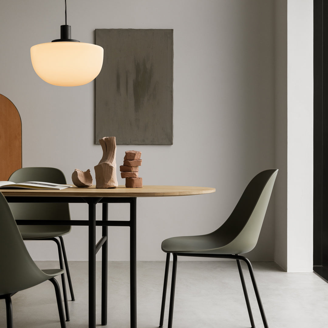 Norm Architects Bank Pendant Light - Modern Scandinavian Minimalist Ceiling Lamp for Dining Room, Kitchen, Living Room & Bedroom