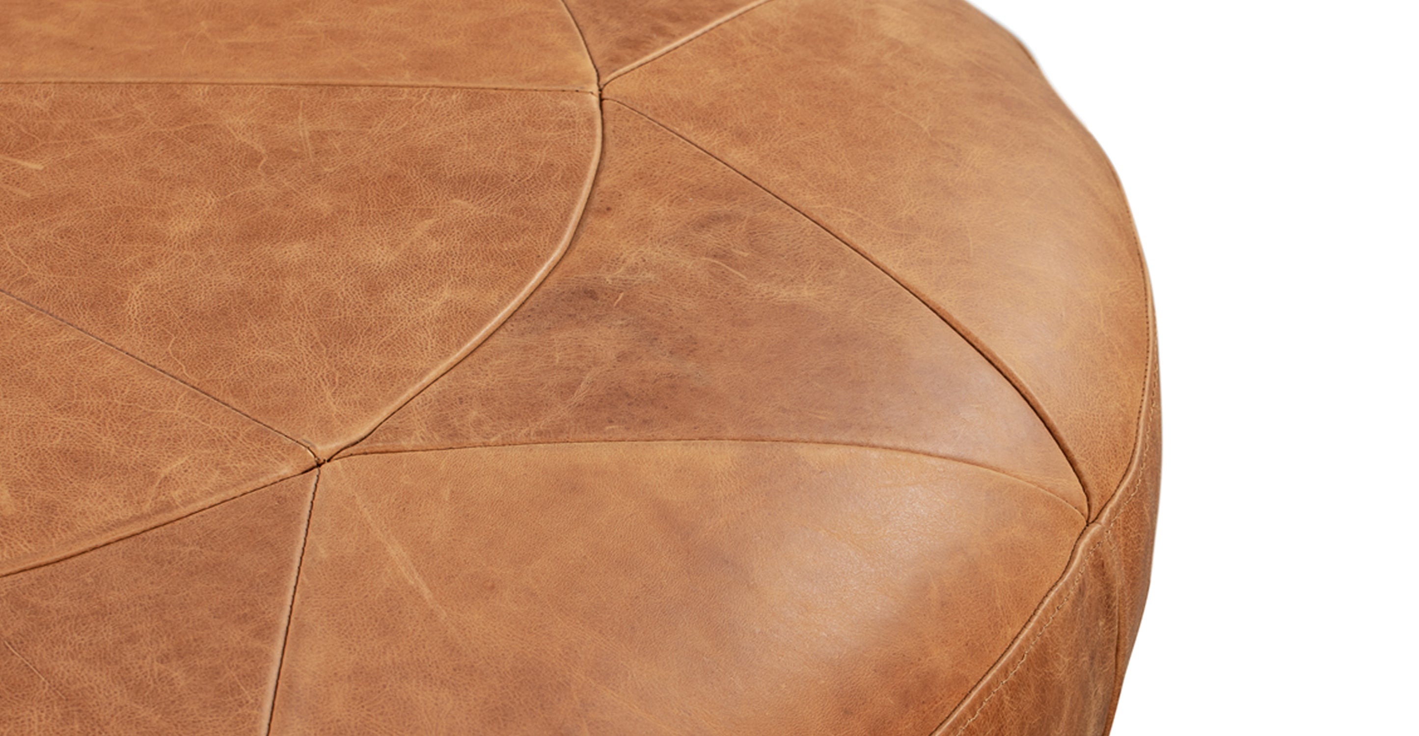 Premium Gio Leather Ottoman - Soft & Durable Footrest, Storage Bench, Living Room Decor - Perfect for Home, Office & Lounge Relaxation