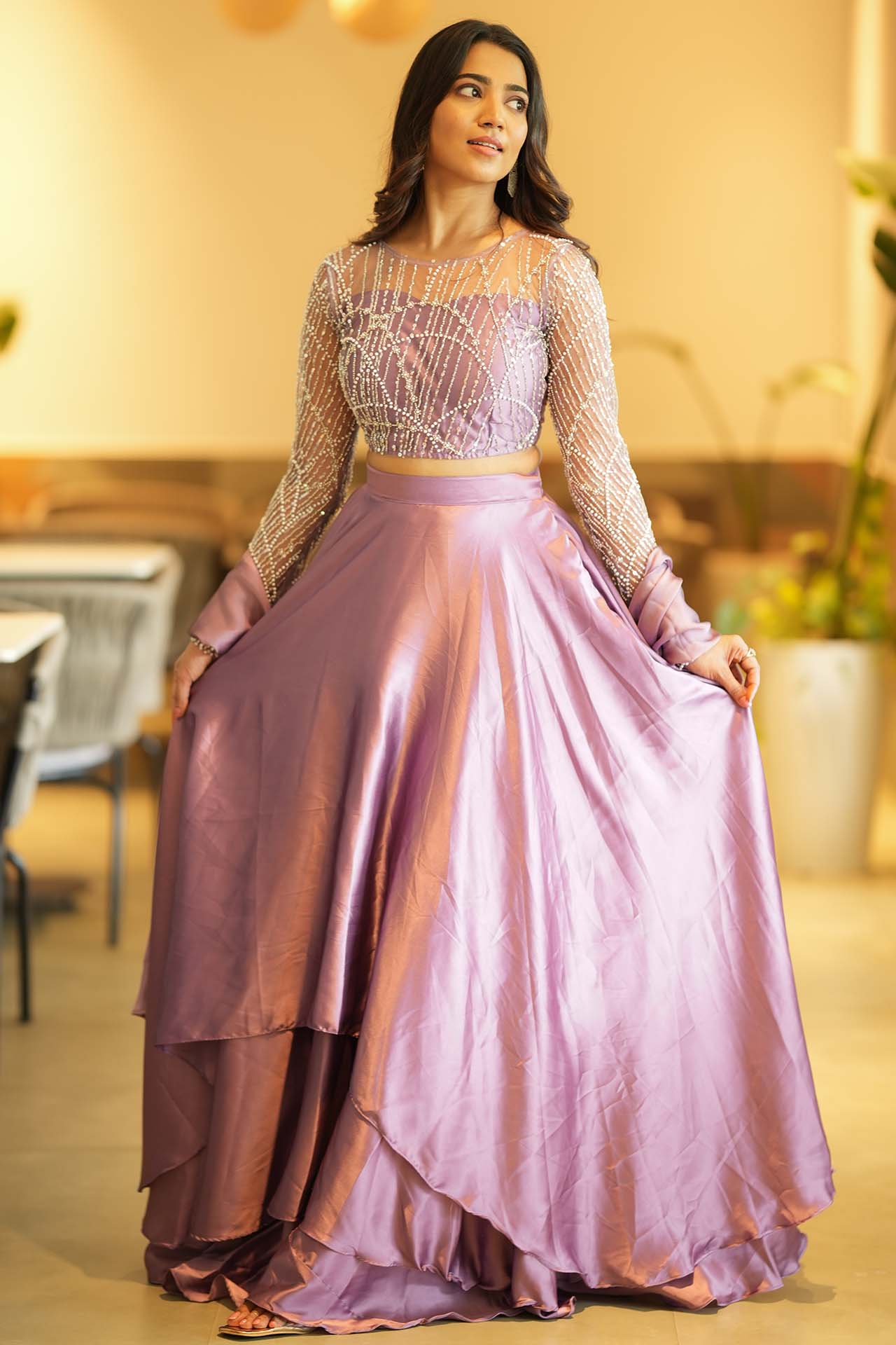 DD514 Premium Sushi Party Wear Lehenga Choli - Elegant Indian Bridal & Festive Outfit for Weddings, Diwali & Special Occasions