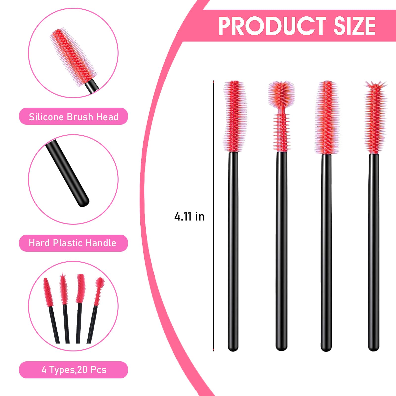 20 Pcs Reusable Silicone Sewing Machine Cleaning Brushes - Dense Bristles for Nook, Cranny & Spool Area - Essential Sewing Tools & Accessories - Perfect for Home Sewing, Quilting & DIY Craft Projects