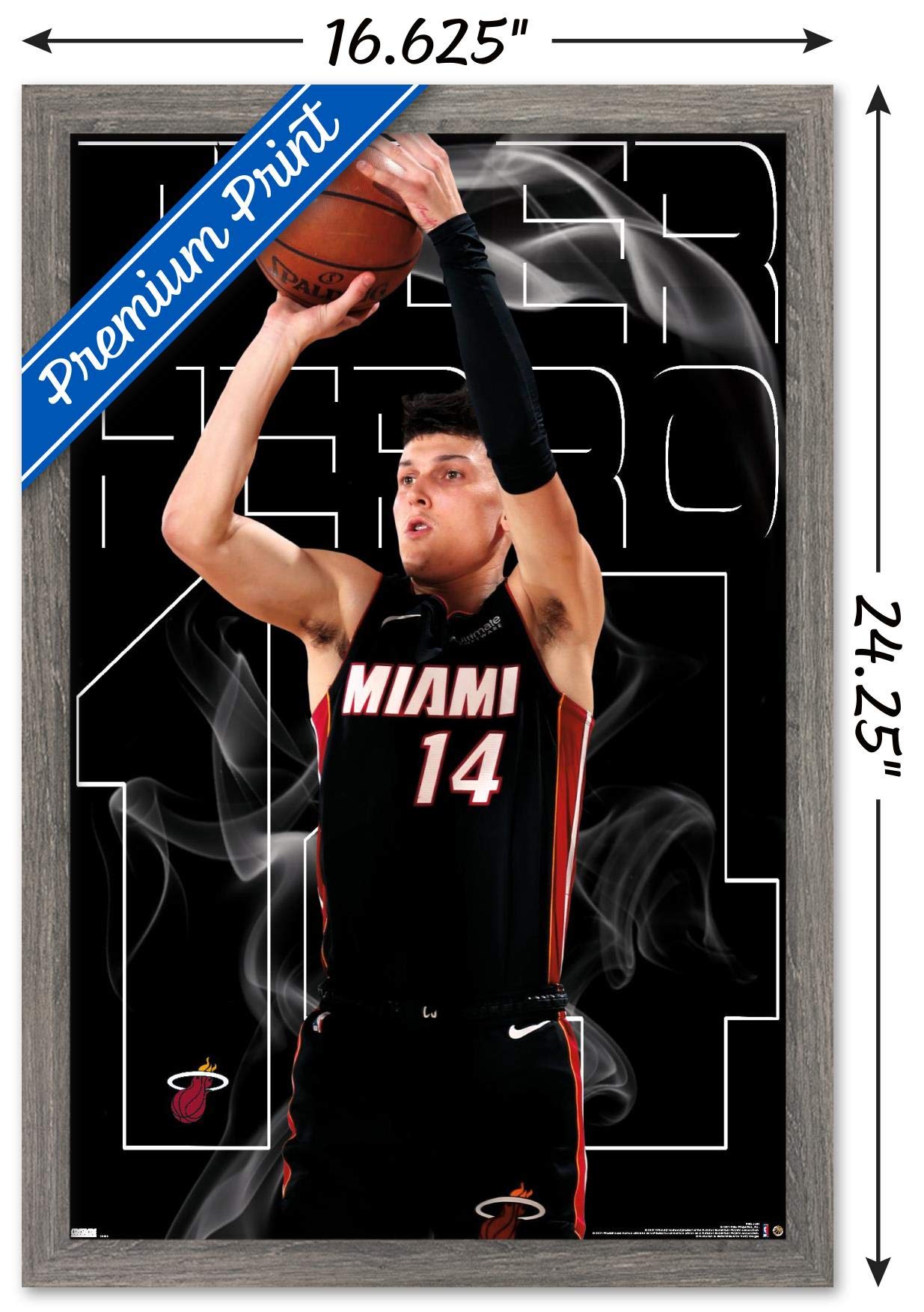NBA Miami Heat Tyler Herro 20 Wall Poster - 22.4