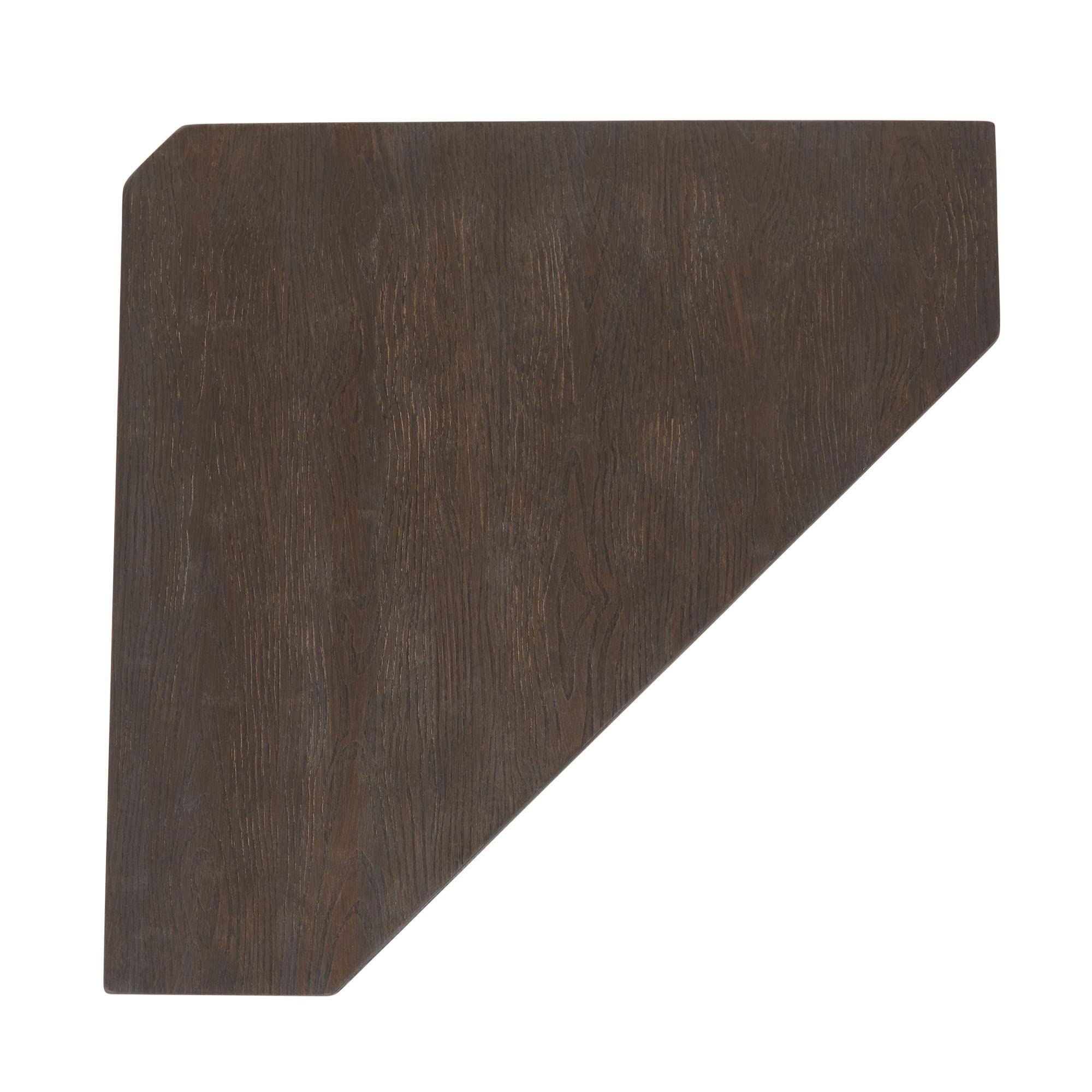 LumiSource Roman Corner Desk - Black Home Office Computer Desk for Small Spaces, Bedroom, Gaming & Farmhouse Style | Compact Writing & Workstation Solution