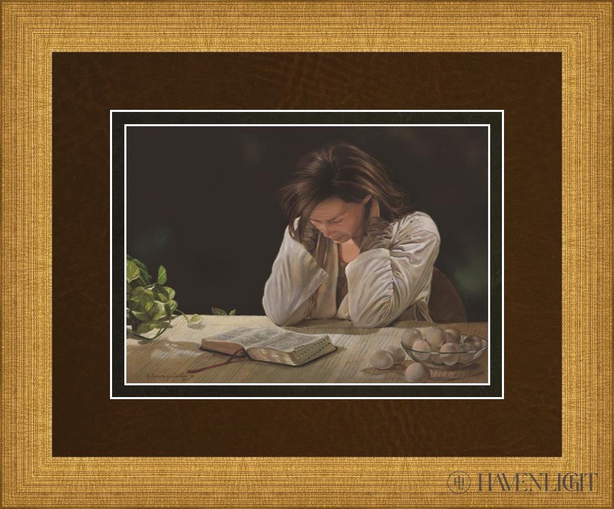 A Mother's Vigil: I Would Gather Thee - Modern Christian Home Decor for Comfort & Inspiration | Perfect for Living Room, Bedroom & Prayer Spaces