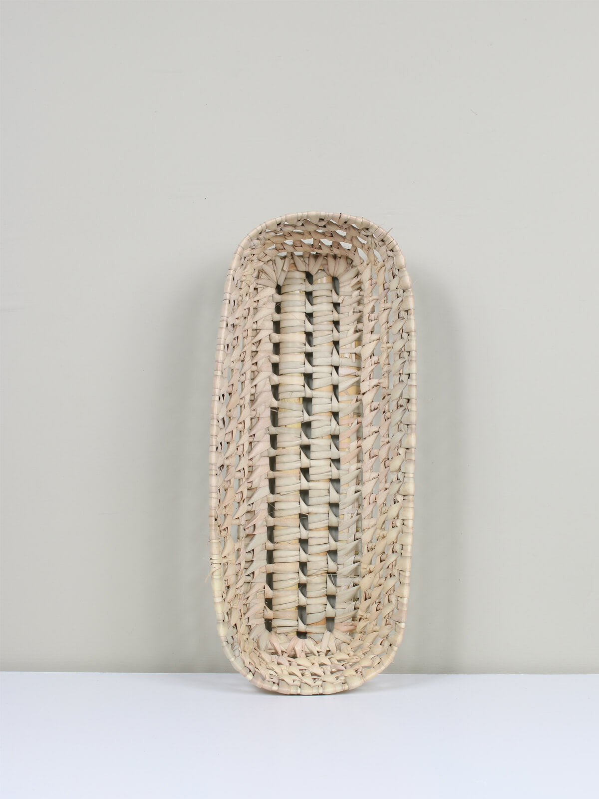 Long Open Weave Storage Trays - Bamboo Organizer Bins for Pantry, Bathroom & Closet Organization - Perfect for Fruits, Vegetables, Toys & Home Decor