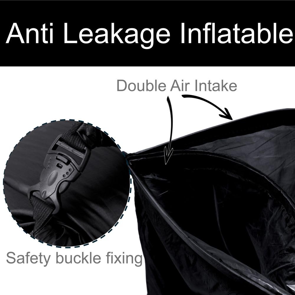 Kids Air Hammock Chillbean - Anti-Leak Inflatable Couch for Camping & Beach, Portable Air Sofa for Outdoor, Indoor Use - Perfect for Backyard, Poolside, Dorms and Travel with Kids & Teens