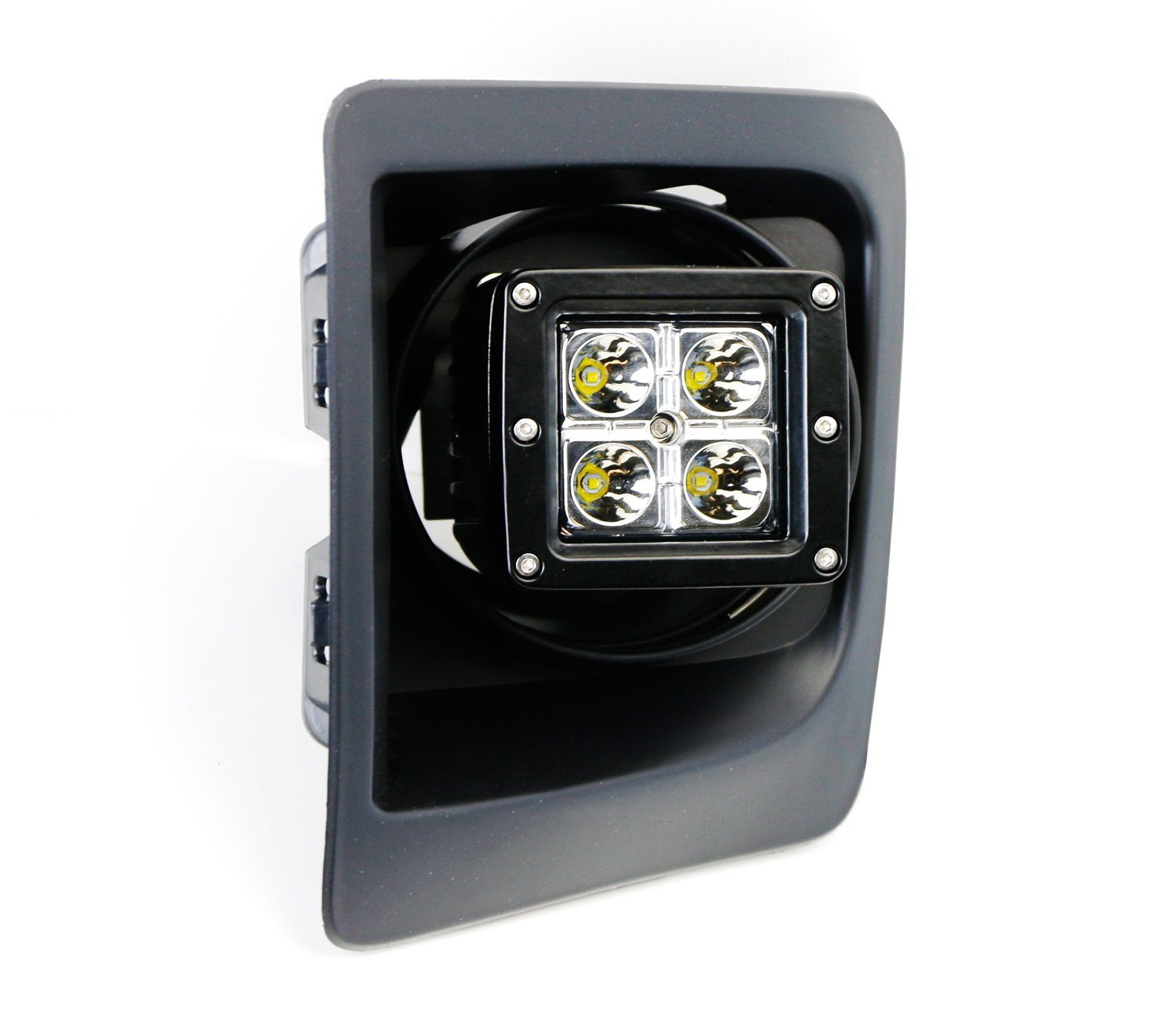40W CREE LED Pods with Fog Light Cover & Bracket Mounts - Compatible with 2014-2015 GMC Sierra 1500 - Off-Road Lighting, Truck Accessories for Foggy Conditions & Night Driving
