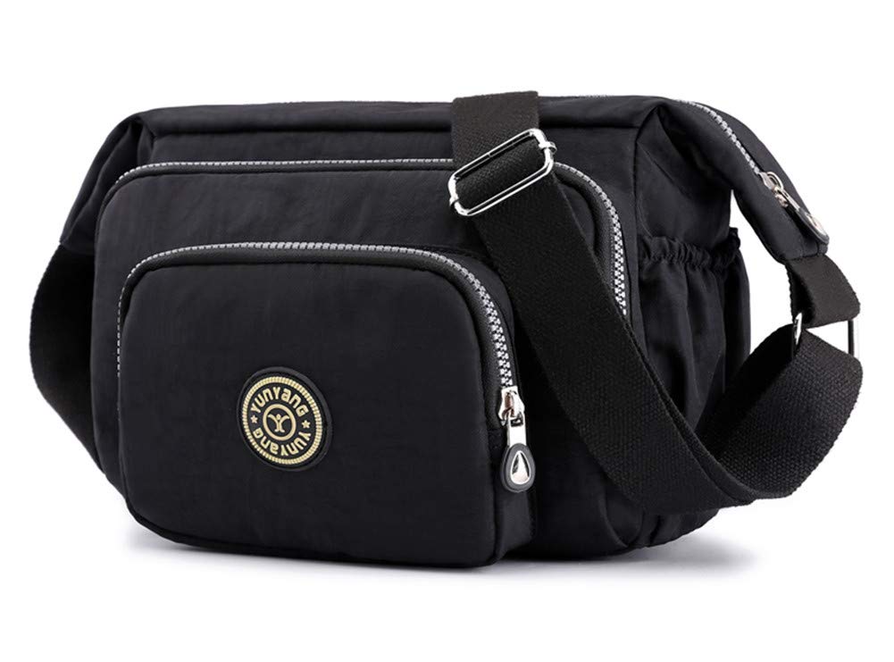 Stylish Nylon Crossbody Bag for Women - Multi-Pocket Travel Shoulder Purse with Adjustable Strap | Perfect for Daily Use, Shopping, Travel & Work Commute