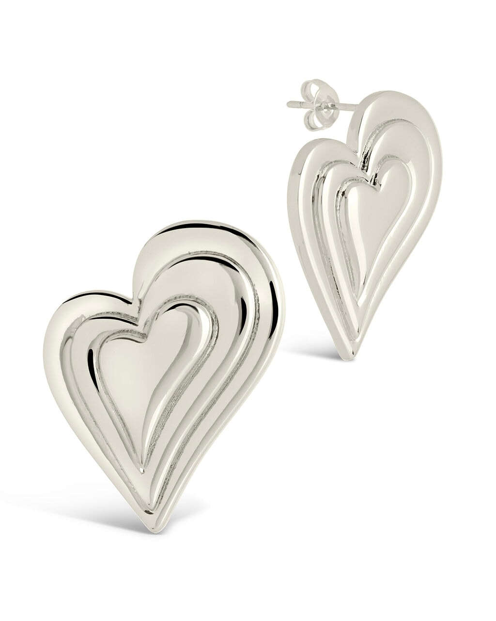 Beating Heart Stud Earrings - Dainty & Elegant Jewelry for Women - Perfect for Valentine's Day, Anniversary & Romantic Gifts
