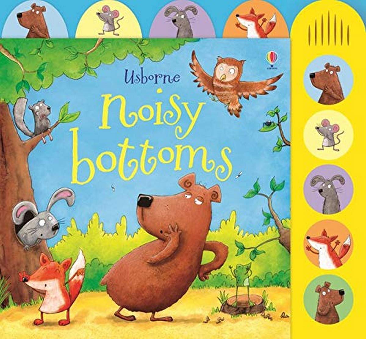 Noisy Bottoms Interactive Sound Book for Toddlers - Fun & Educational Baby Toy for Early Learning, Storytime & Sensory Play