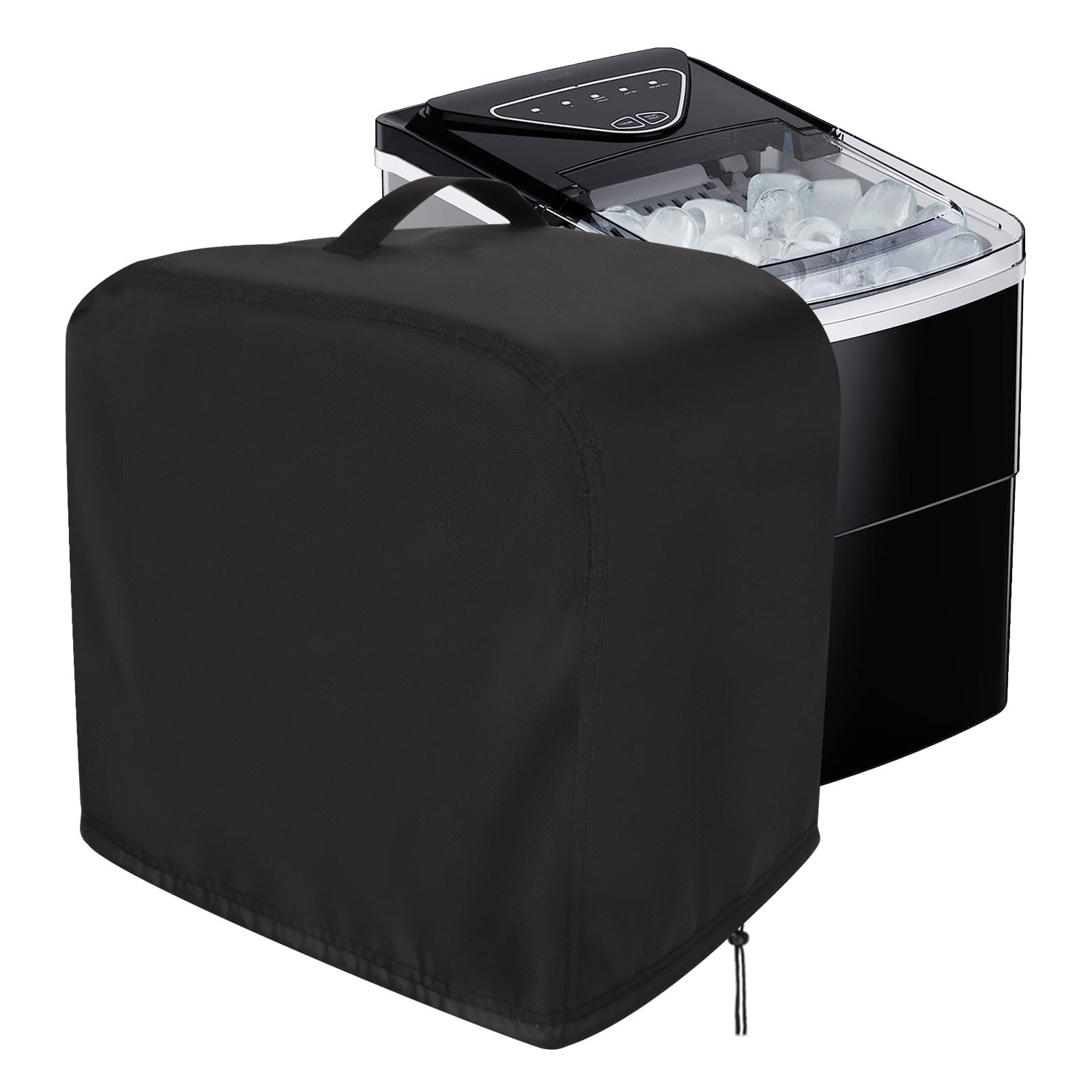 Safipotts Ice Maker Cover - Waterproof & Dustproof Protective Cover for Portable Countertop Ice Machine (13