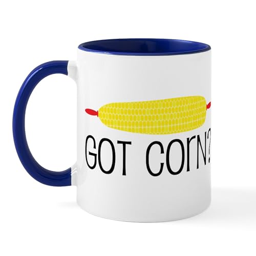 White/Navy Inside - Got Corn Mug