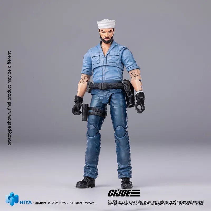 Pre Order 1/18 Scale Hiya 4-Inch G.I. Joe Shipwreck Action Figure - Collectible Military Toy for Display & Play | Perfect for Fans, Collectors & Diorama Scenes