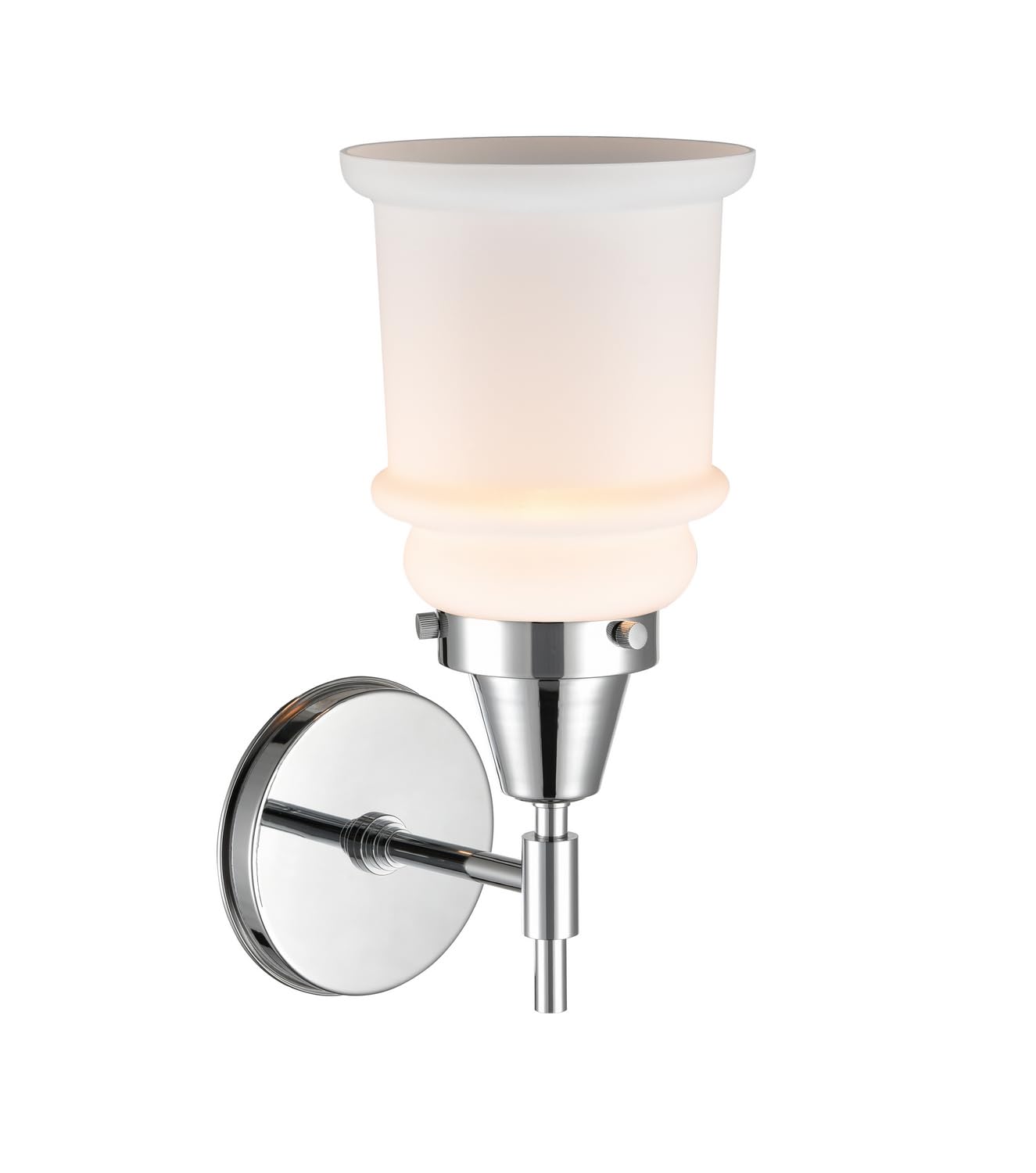 Innovations 447-1W-PC-G181-LED Chrome Finish Transitional LED Wall Sconce Light Fixture - Modern Hallway, Bedroom, or Living Room Lighting Decor