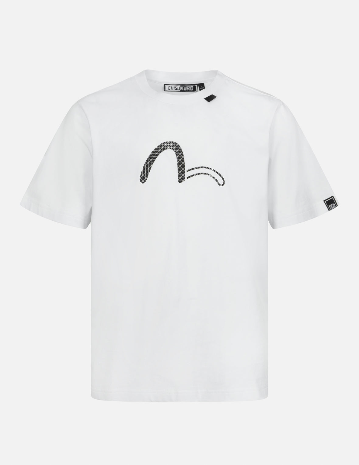 Grid Seagull & Logo Regular Fit Cotton T-Shirt for Men - Casual Wear, Street Style & Everyday Comfort