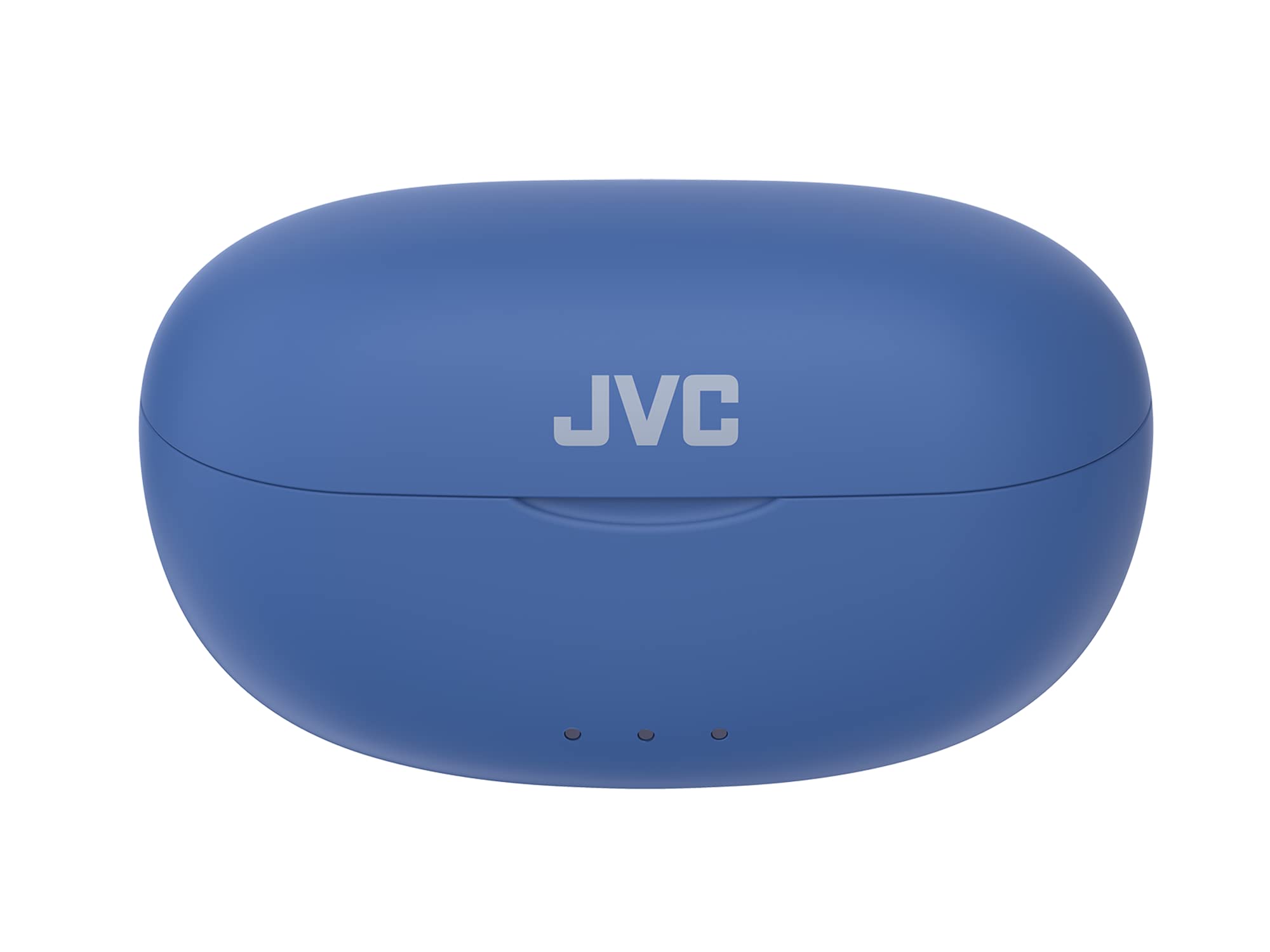 JVC HA-A7T2 Gumy Wireless Bluetooth Earbuds with 24-Hour Battery Life, IPX4 Waterproof, Comfort Fit for Gym, Running & Travel - Blue