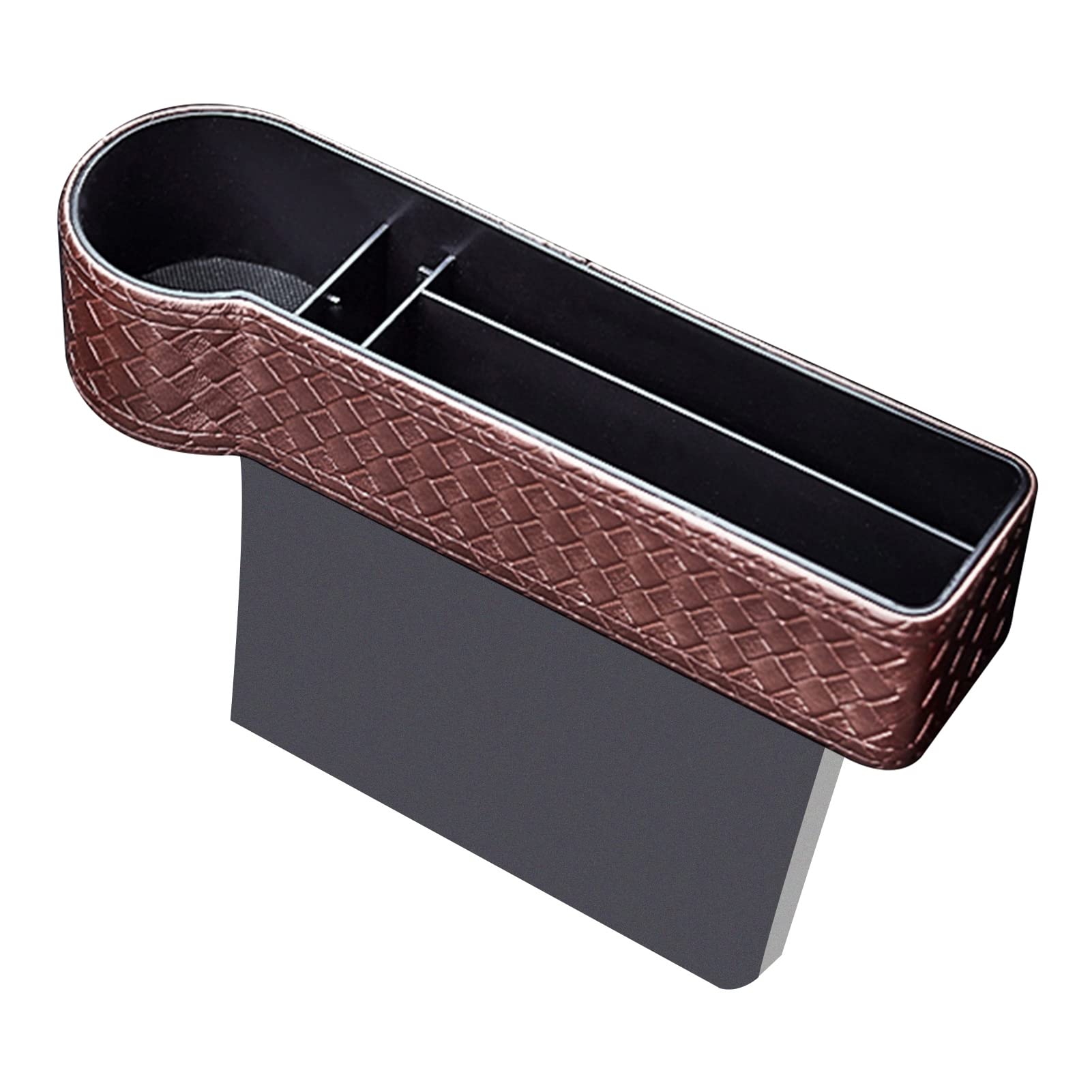 US Auto Organizers Box - Car Seat Storage Organizer with Phone Holder for Driver, Vehicle Interior Accessories & Sundries Container - Perfect for Road Trips, Commuting & Daily Car Organization