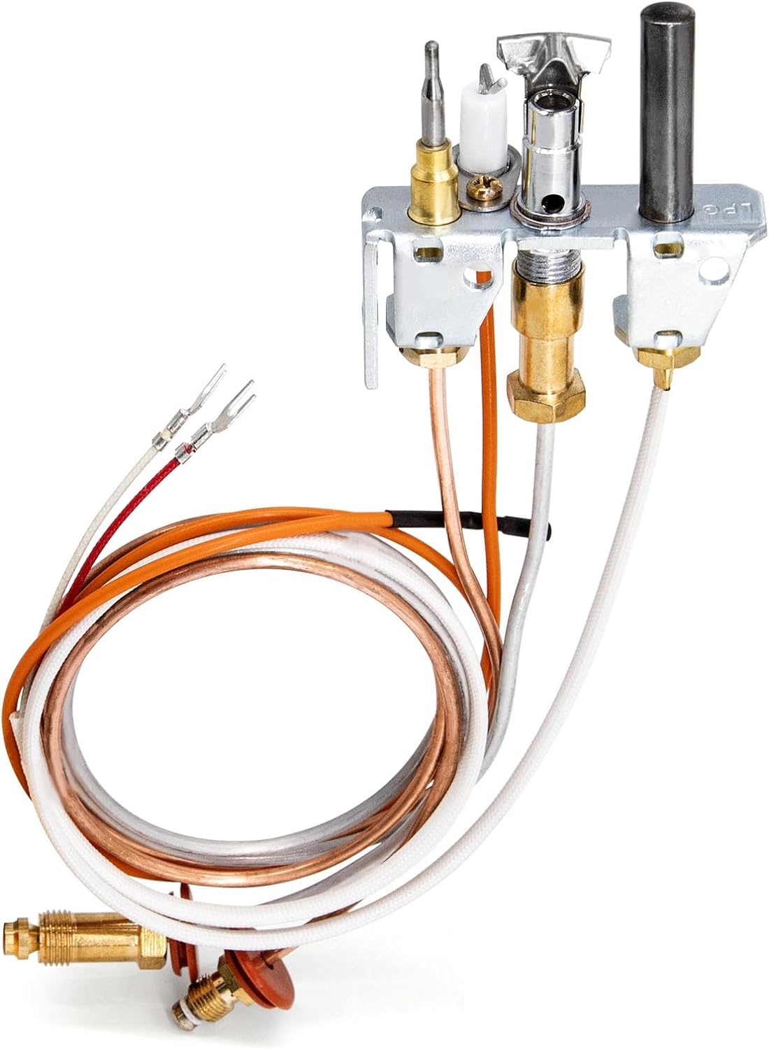 Criditpid 446-511A Propane Gas Pilot Assembly Replacement for Heat-N-Glo & Royal Gas Fireplaces - SRV446-511A LP Pilot Burner Parts Compatible with Heat & Glo Gas Stoves & Fireplaces - Perfect for Home Heating & Fireplace Maintenance