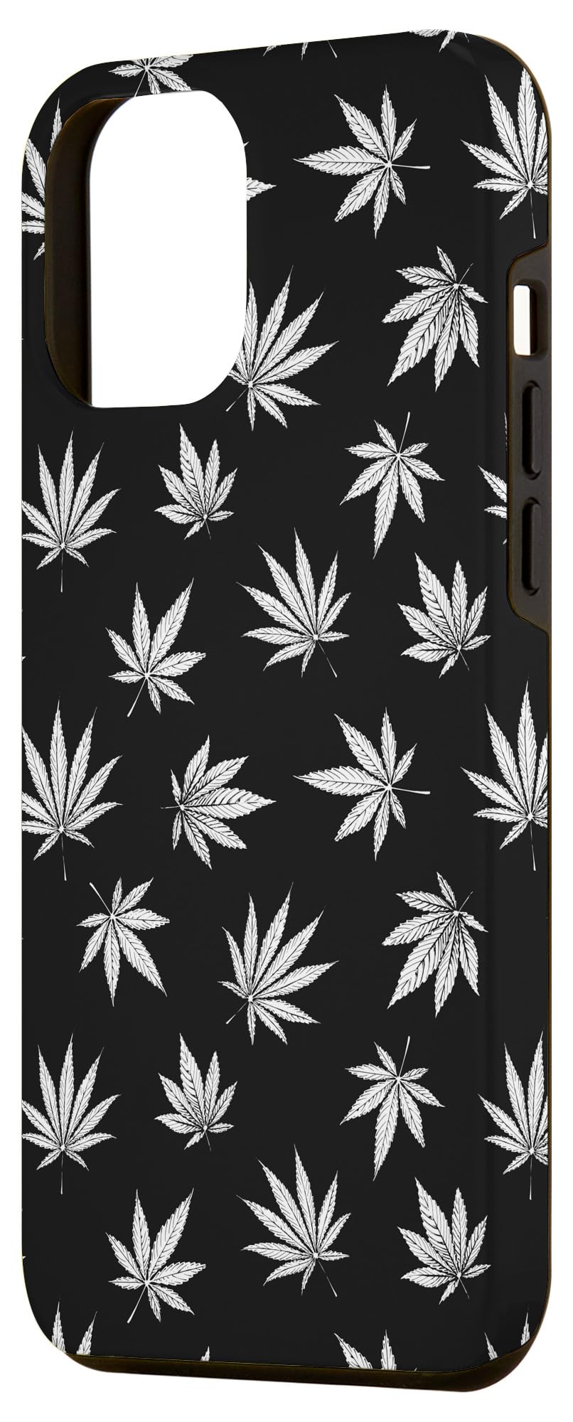iPhone 12 Pro Max Case with Cannabis Leaf Design - Stoner Gift for 420 - Durable Protective Phone Cover for iPhone 12 Pro Max - Perfect for Music Festivals, Smoke Sessions & 420 Celebrations