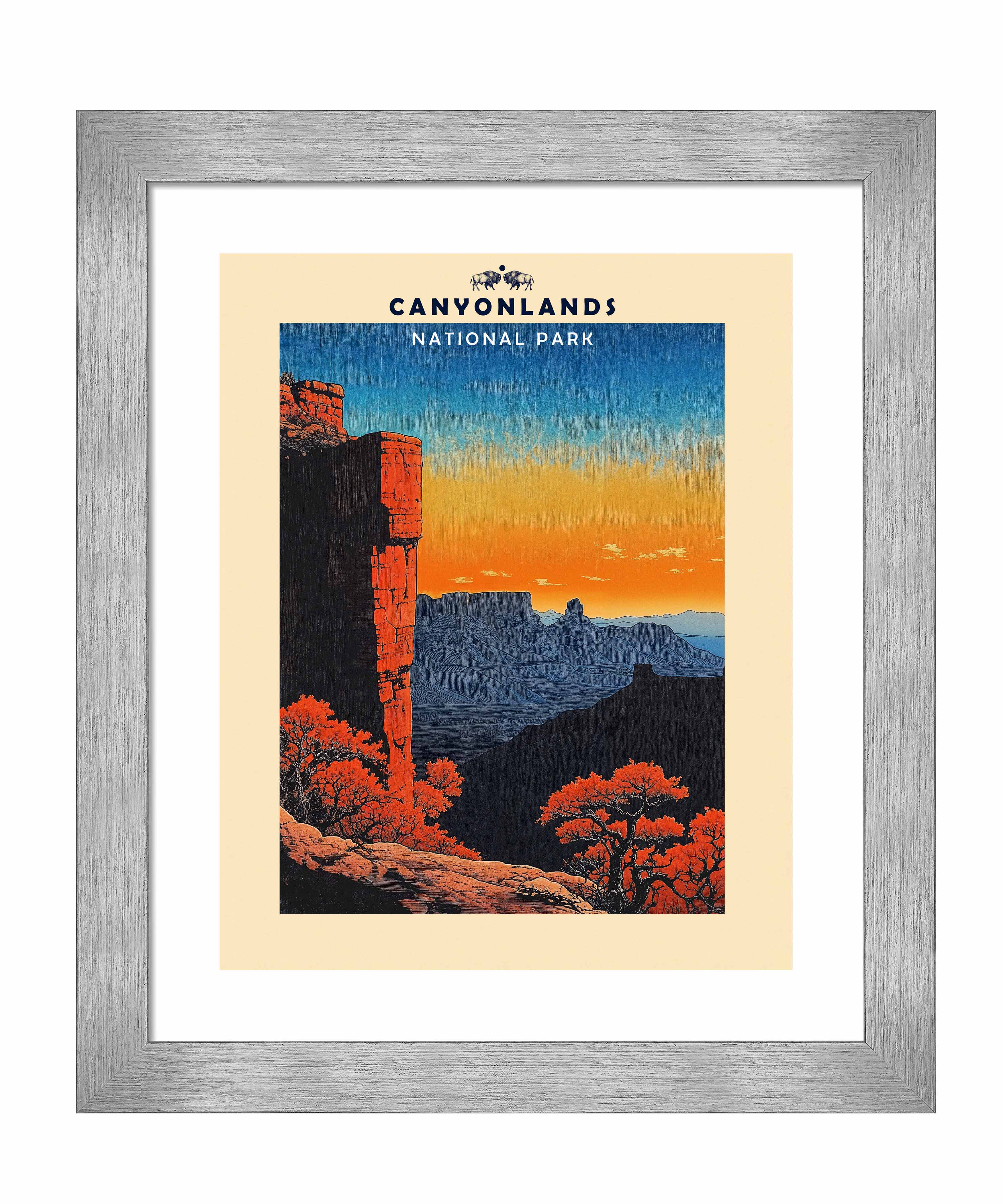 Canyonlands National Park Art Prints - Stunning Landscape Wall Decor for Home & Office - Perfect for Living Room, Bedroom, or Gift