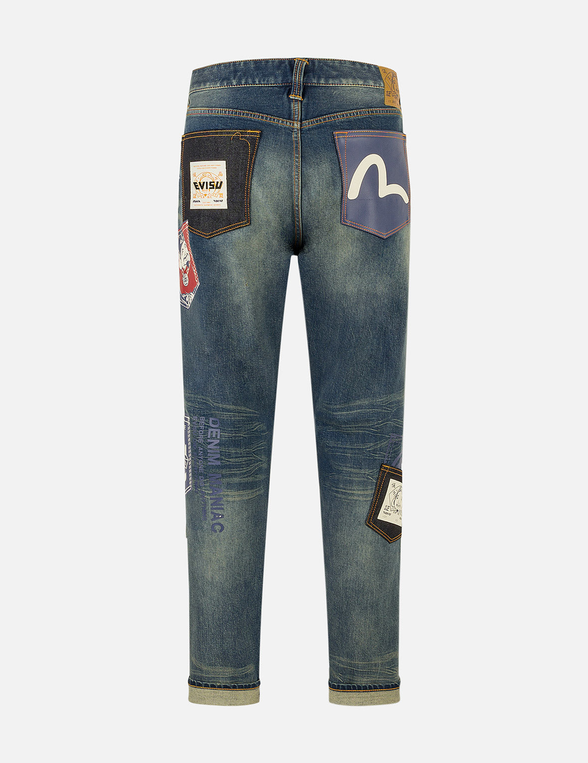 Ebisu Print & Multi Pocket Carrot Fit Jeans for Women - High Waisted Stretch Denim Pants #2017 | Casual Wear, Street Style, Everyday Fashion
