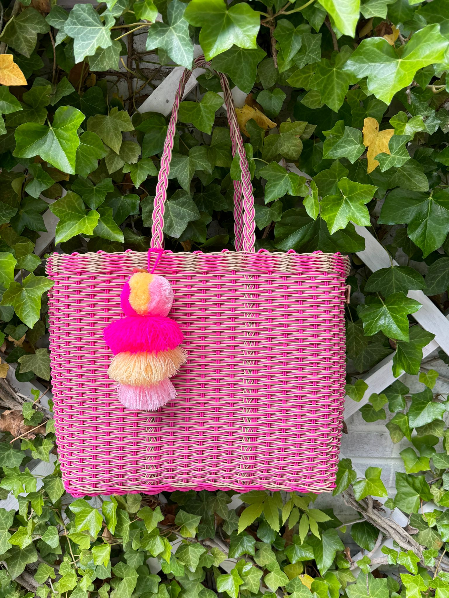 Pink Nest Citron Tote Bag for Women - Stylish Large Shoulder Handbag for Work, Travel & Shopping - Waterproof & Spacious Tote with Zipper Closure