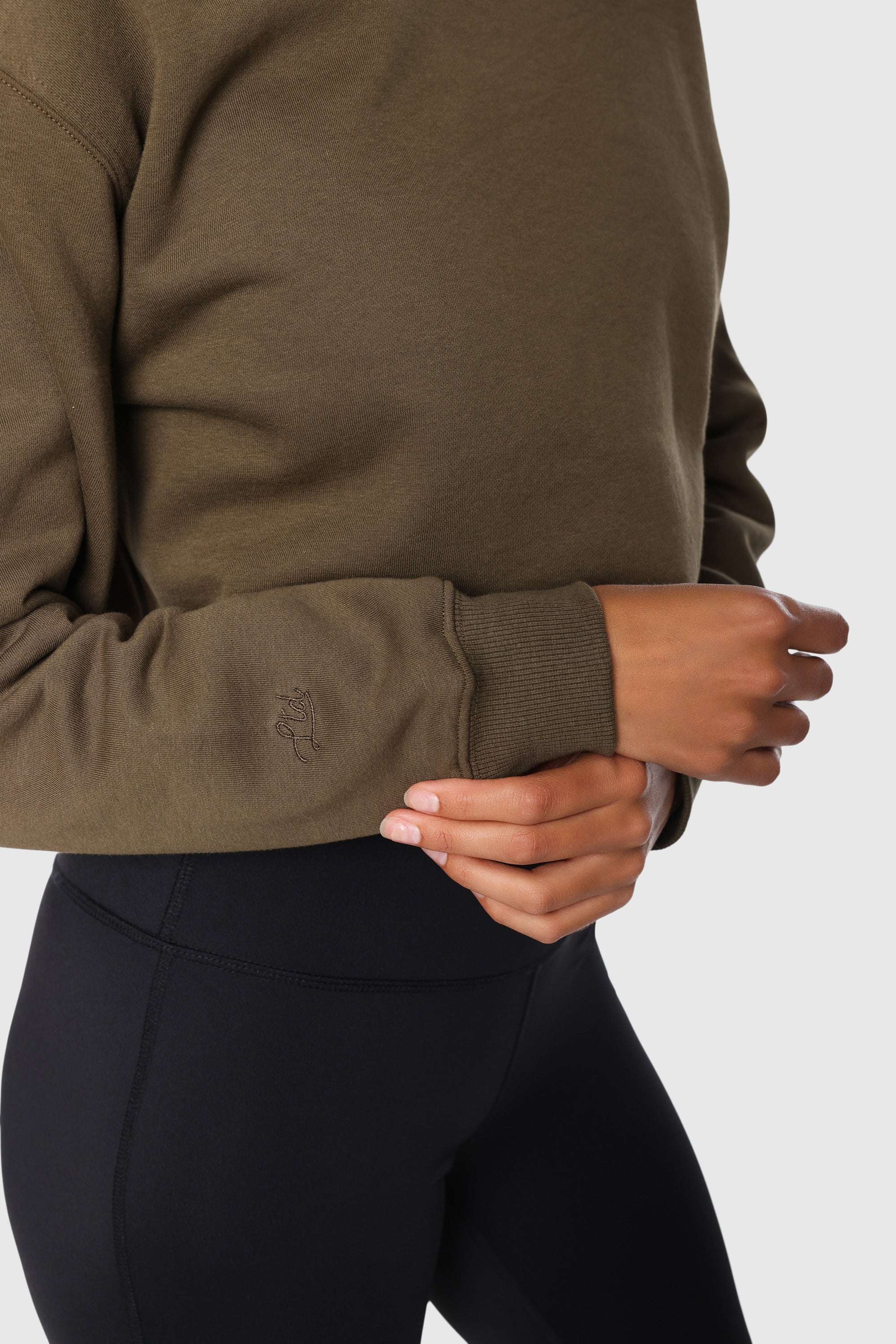 Olive Cinch Fleece Set - Women's Cozy Lounge Wear & Sleepwear for Winter, Perfect for Home Relaxation & Casual Outings