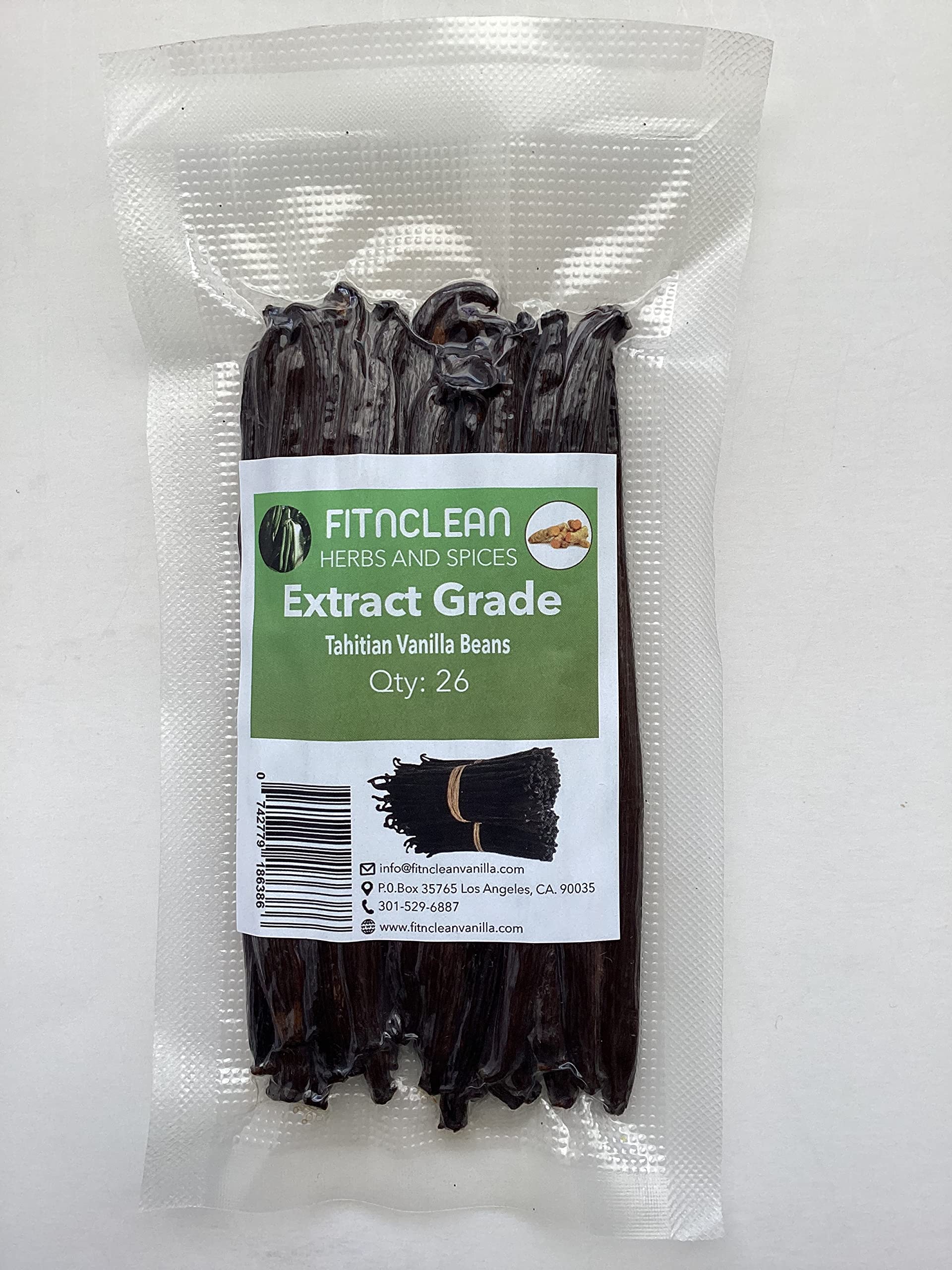 Premium 26 Tahitian Vanilla Beans Grade B - 4