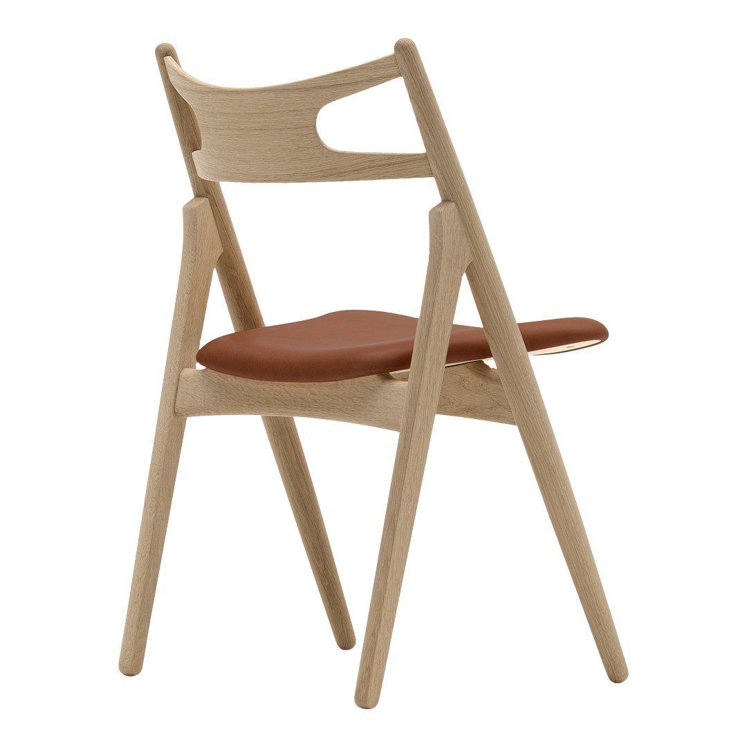 CH29P Sawbuck Chair - Solid Wood Folding Chair for Outdoor Camping, Picnics, and Backyard Gatherings | Durable & Portable Design