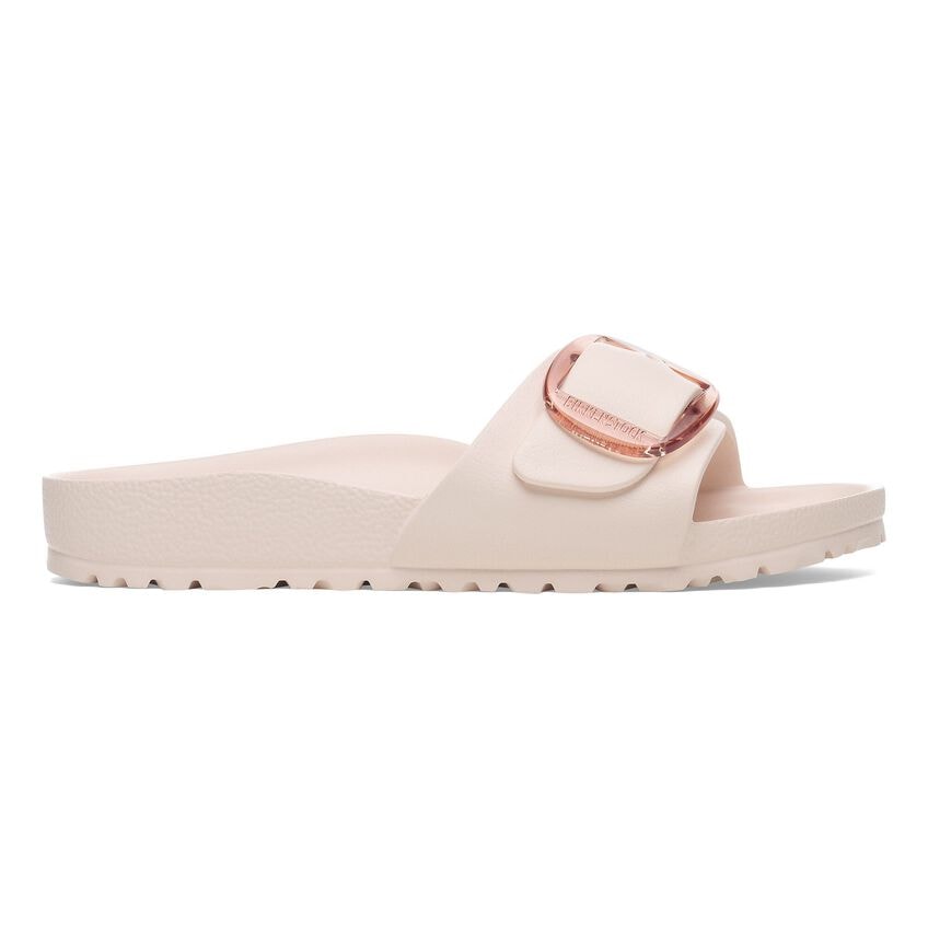 Birkenstock Madrid Big Buckle EVA Sandals - Light Rose | Comfortable Slip-On Slides for Women | Perfect for Beach, Pool & Summer Outfits