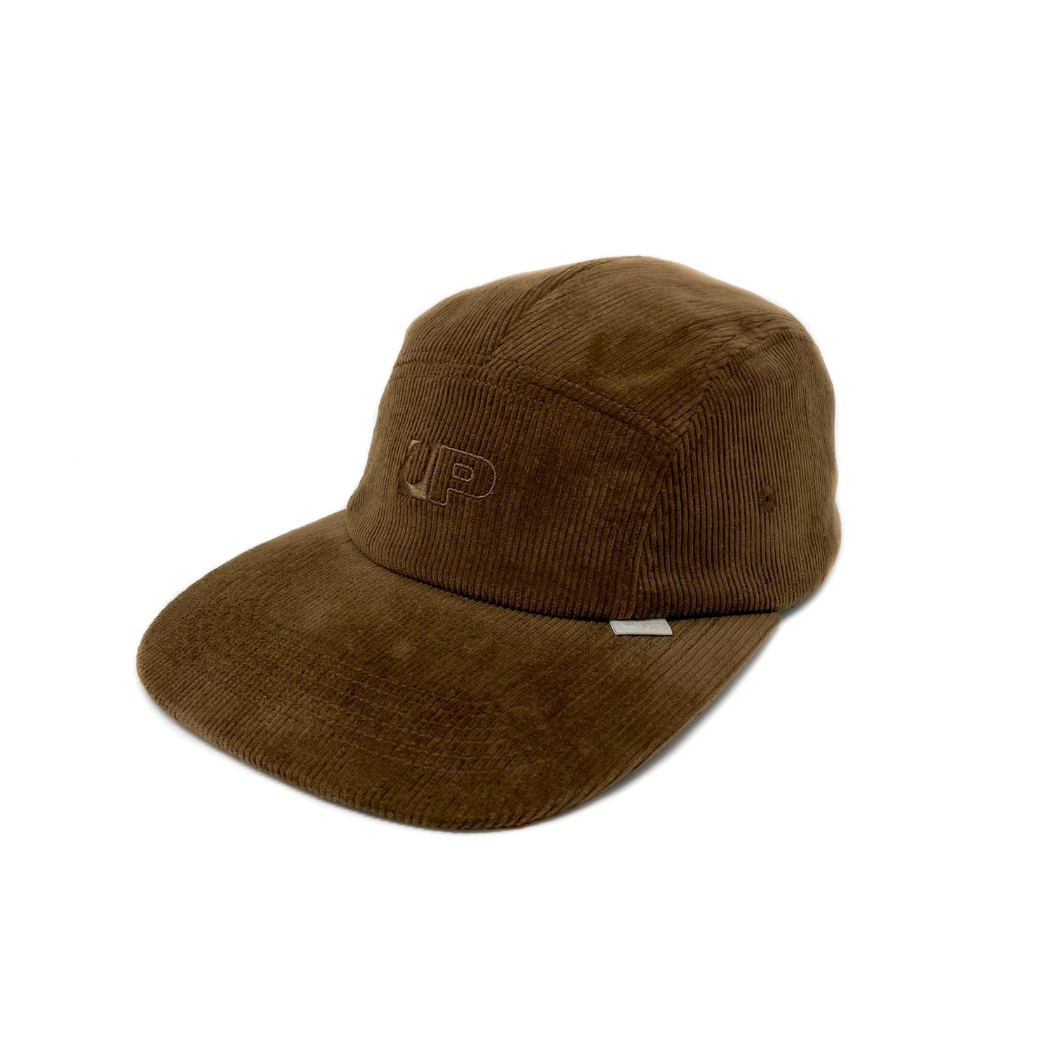 Utopian Projects UP09 Patrol Long Bill Corduroy Cap in Bark Brown - Stylish Outdoor & Casual Wear for Men
