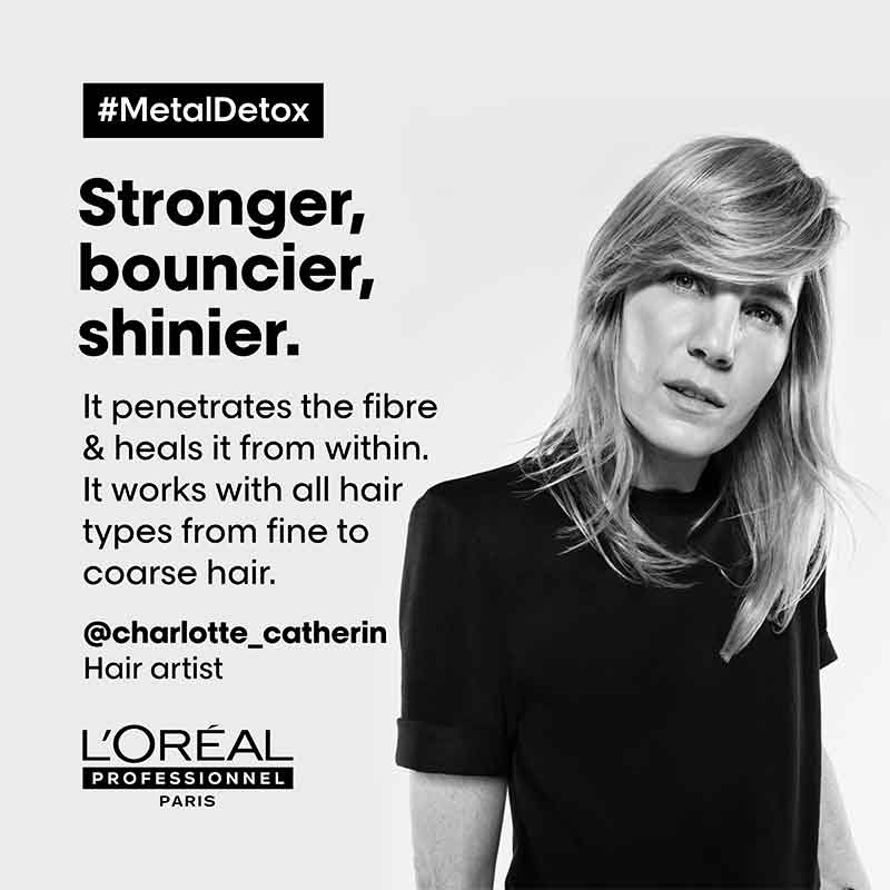 L'Oréal Professionnel Metal Detox Anti-Deposit Protector Concentrated Oil - Hair Treatment for Color-Treated & Bleached Hair - Prevents Brassiness & Damage from Hard Water & Metals - Salon Quality at Home