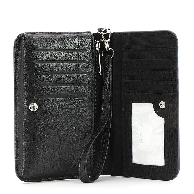 Frankenstein Book Wallet - Vintage Vinyl Leather Wallet for Cash & Cards | Perfect for Halloween, Cosplay & Book Lovers