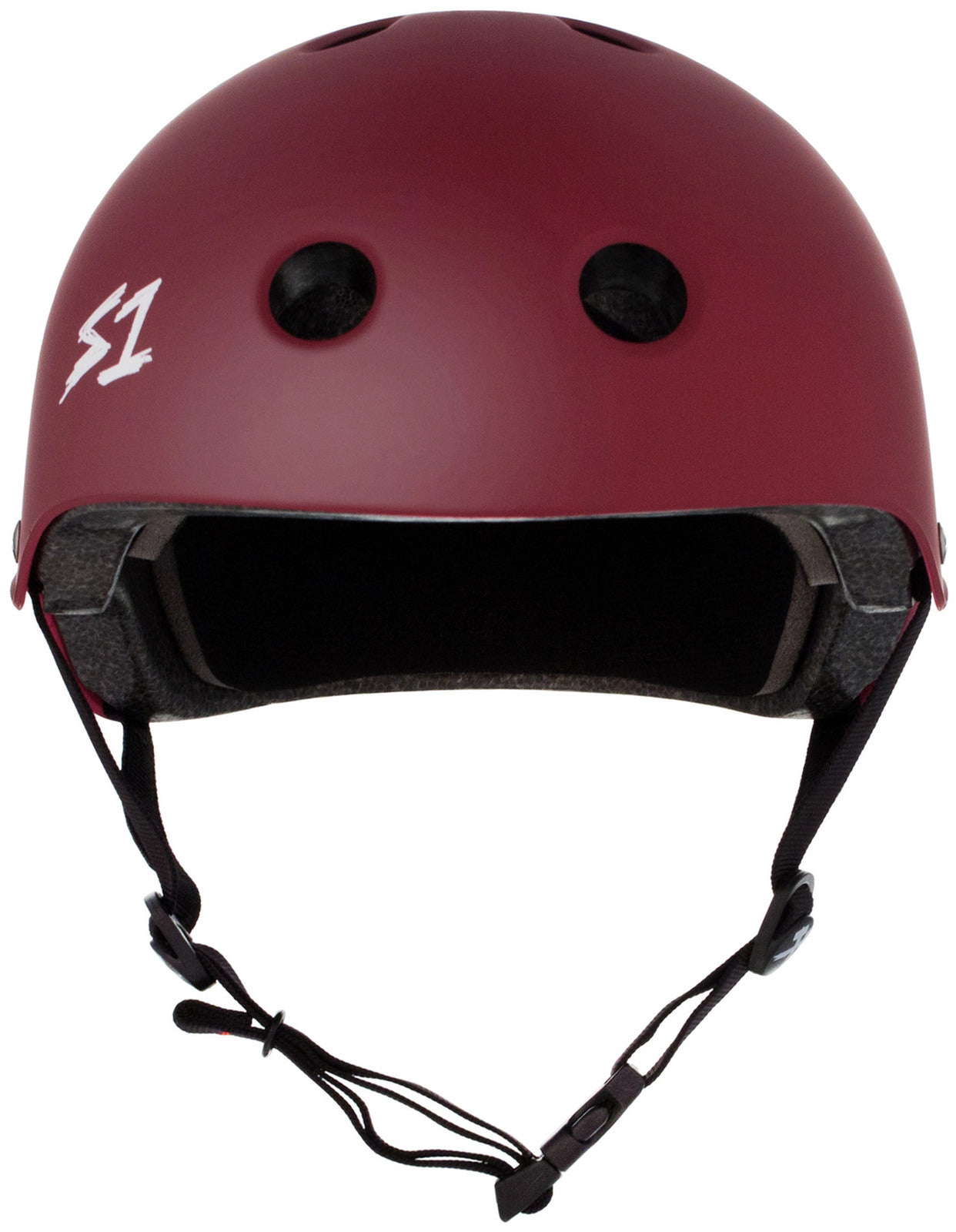S1 Lifer Helmet - Matte Maroon Motorcycle Helmet for Men & Women - Lightweight DOT Certified for Street Riding, Cruiser, Commuting & Urban Adventures