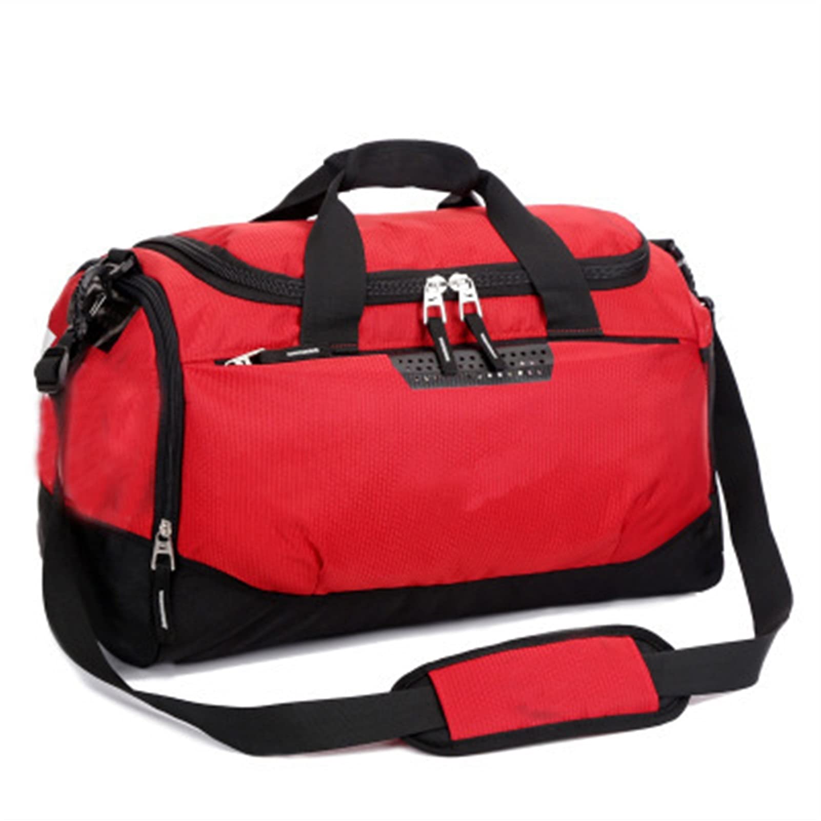 YIKXCF Gym Bag for Men & Women - Multifunctional Sports Duffle Bag with Wet/Dry Separation - Ideal for Fitness, Travel & Outdoor Activities (Red)