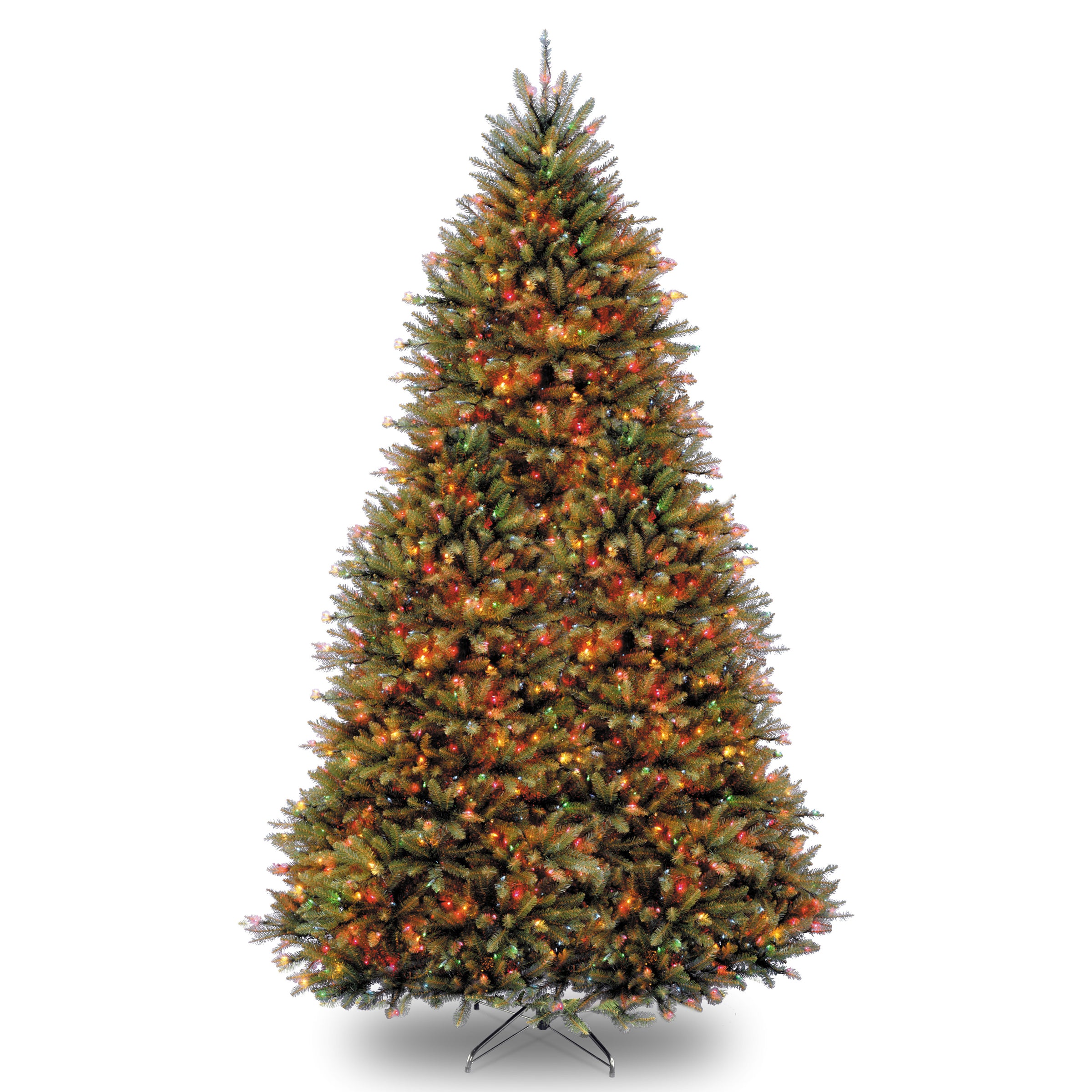 12 ft. Pre-Lit Dunhill Fir Artificial Christmas Tree with PowerConnect Dual Color LED Lights - Perfect for Indoor Holiday Decorations and Festive Home Decor