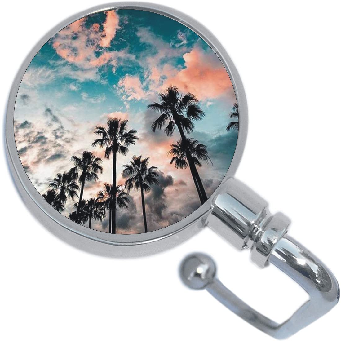 NewCharms Palm Tree Purse Hanger - Durable Handbag Hook for Women's Purses, Beach Bags & Shopping - Perfect for Restaurants, Travel & Outdoor Activities