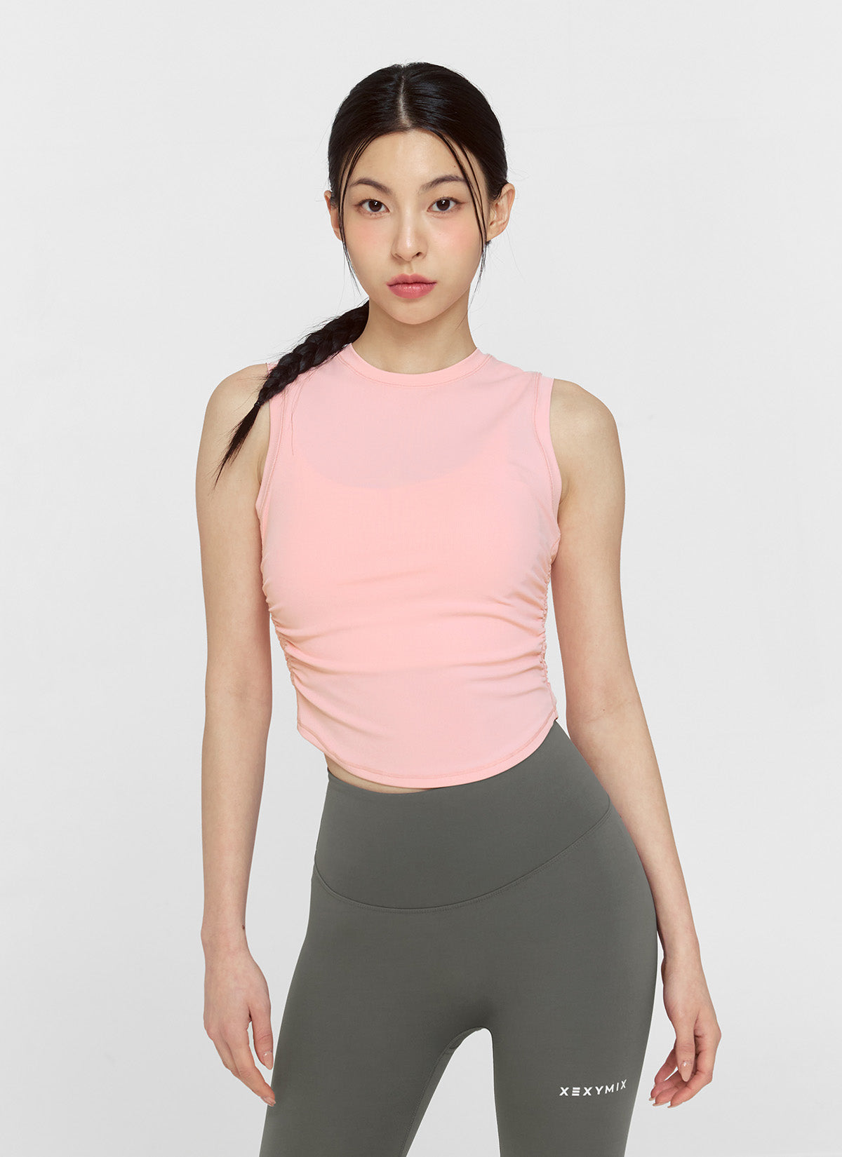 Relax Shirring Sleeveless Top - Comfortable Stretch Summer Blouse for Women | Perfect for Casual Outings, Beach Vacations & Everyday Wear