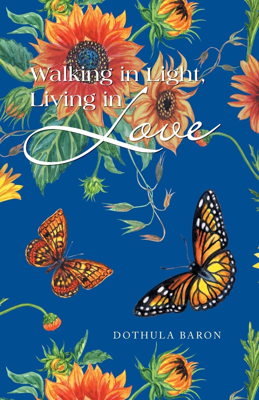 Walking in Light, Living in Love - Inspirational Home Decor Wall Art for Living Room, Bedroom & Office - Perfect for Spiritual Gifts, Meditation Spaces & Positive Vibes