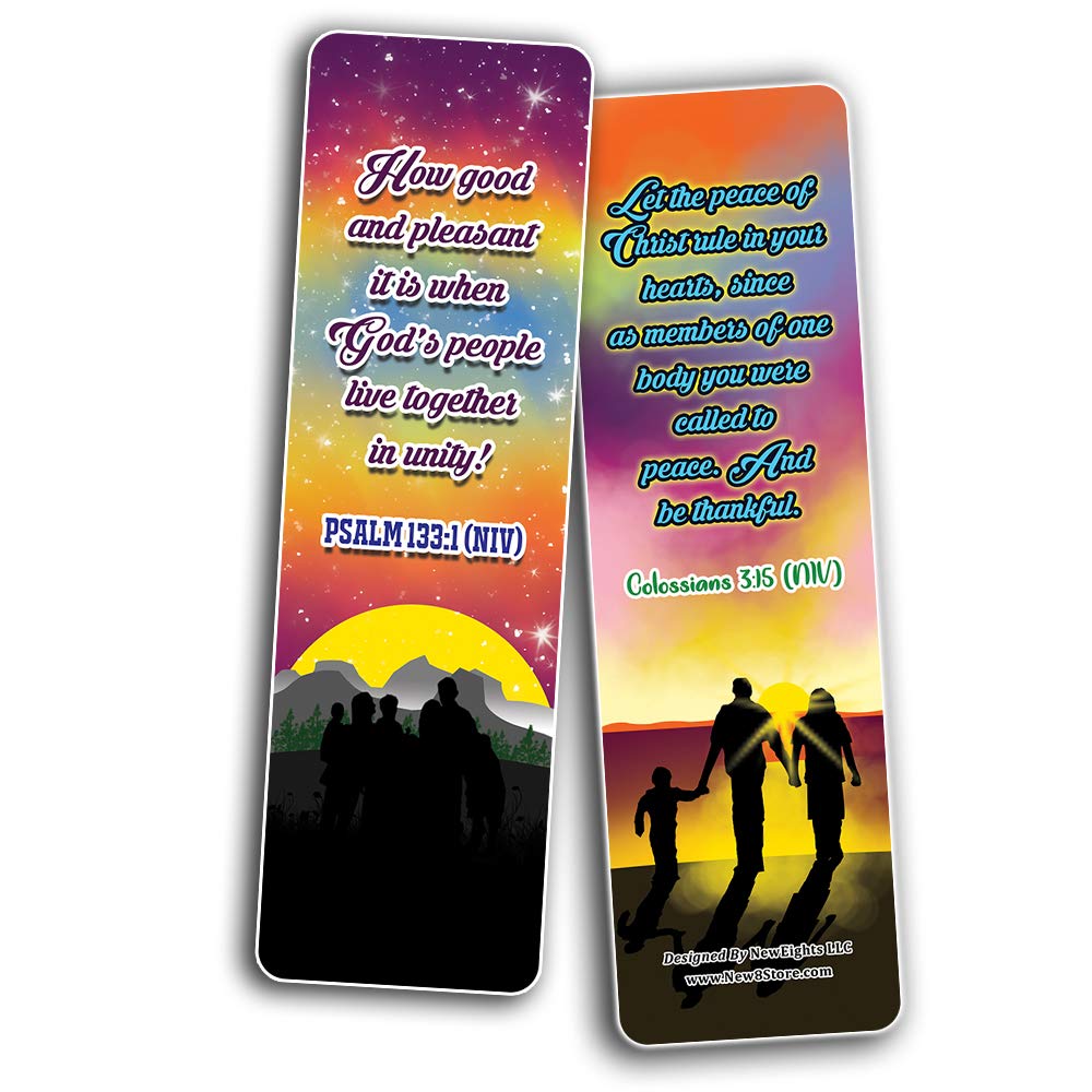 Inspirational Bible Verse Bookmarks - 60 Pack for Church & Sunday School - Perfect for Christian Gifts & Rewards