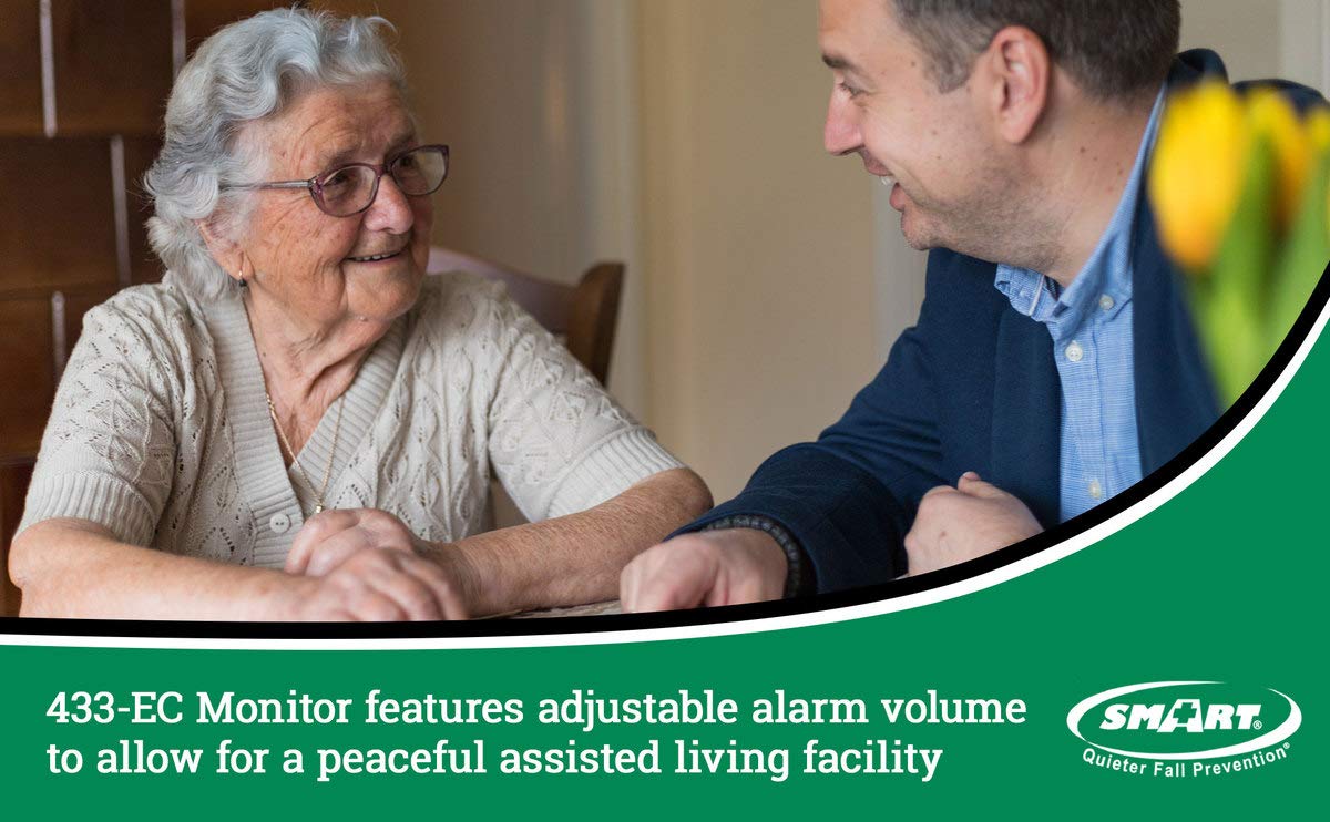 Wireless Bed Alarm with Sensor Pad for Elderly & Patients - Fall Prevention & Safety Alert System for Home Care, Hospitals, and Nursing Homes