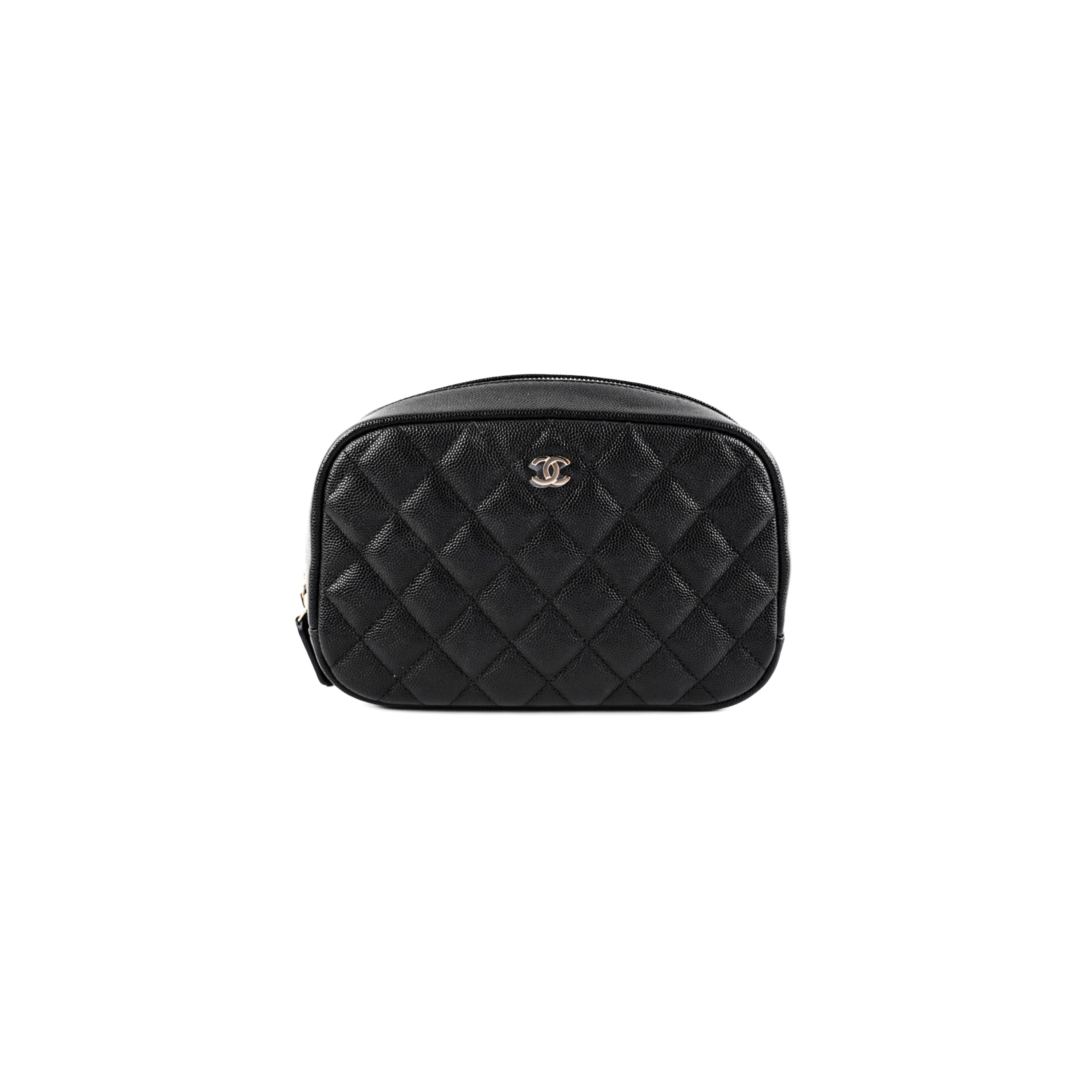Chanel Quilted Caviar Leather Small Crossbody Bag Black - Luxury Designer Handbag for Women, Perfect for Evening Parties & Date Nights