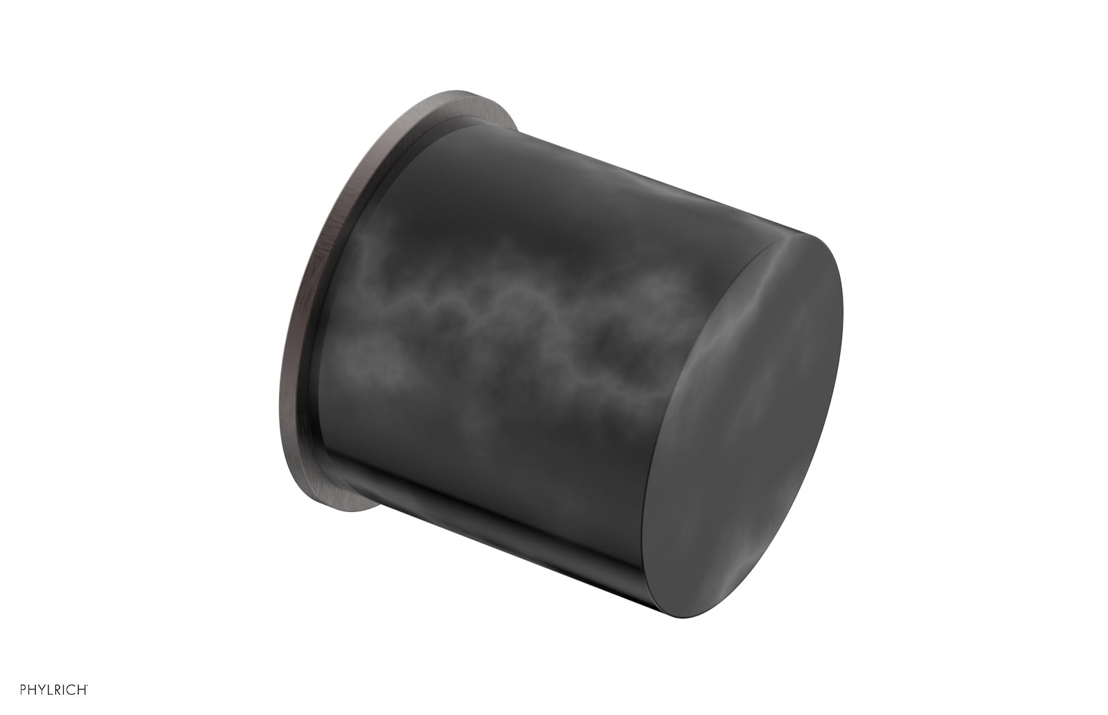 Black Marble Cabinet Knob - BASIC II 230 92 - Elegant Hardware for Kitchen & Bathroom Cabinets, Dressers & Furniture