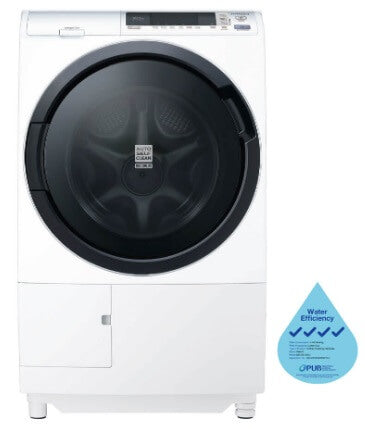 Hitachi R-HW620RS XK/XW/X 416L Multi-Door Refrigerator & BD-SG100CJ 10kg Front Load Washer Dryer Combo - Energy Efficient Appliances for Modern Homes, Perfect for Large Families and Smart Kitchens