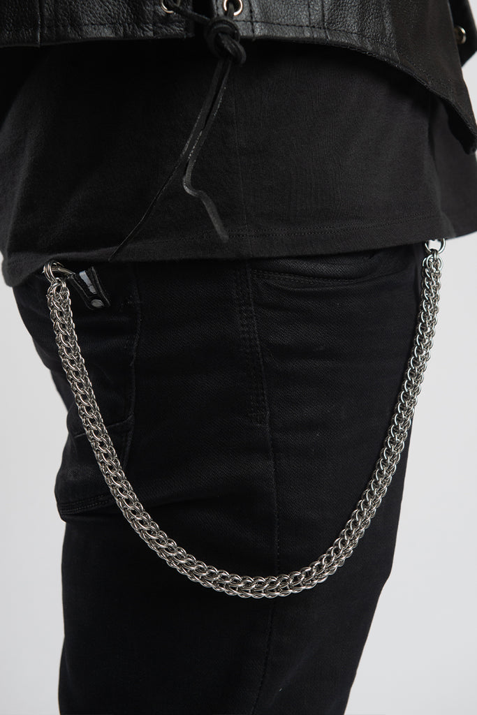 18 Multi Ring Wallet Chain for Men & Women - Stylish Punk Gothic Accessory for Jeans, Keys & Bags - Perfect for Everyday Use & Fashion Statement