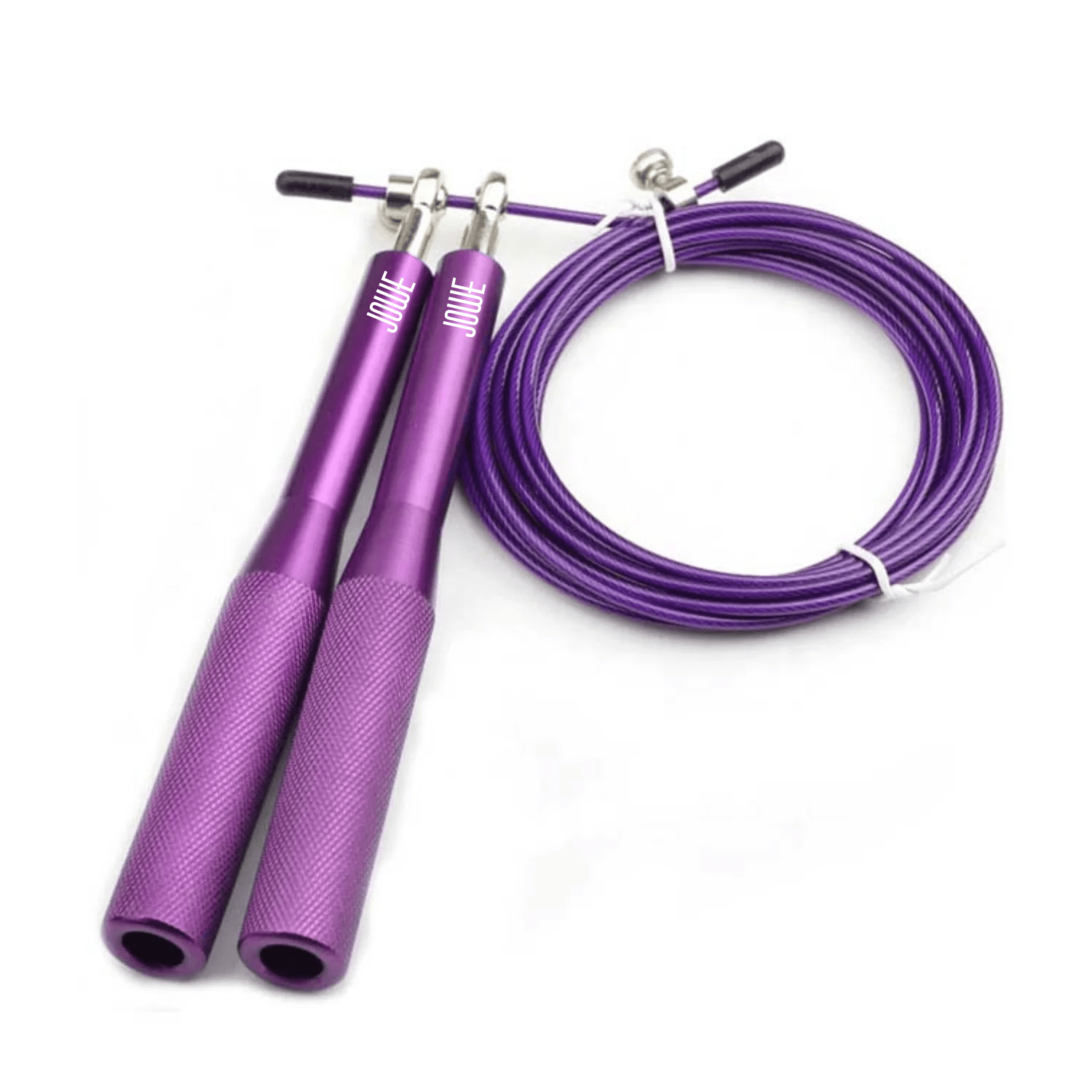 Jowe Adjustable Speed Jump Rope for CrossFit, Workout & Training - Purple - Perfect for Home Gym, Fitness & Cardio Exercises