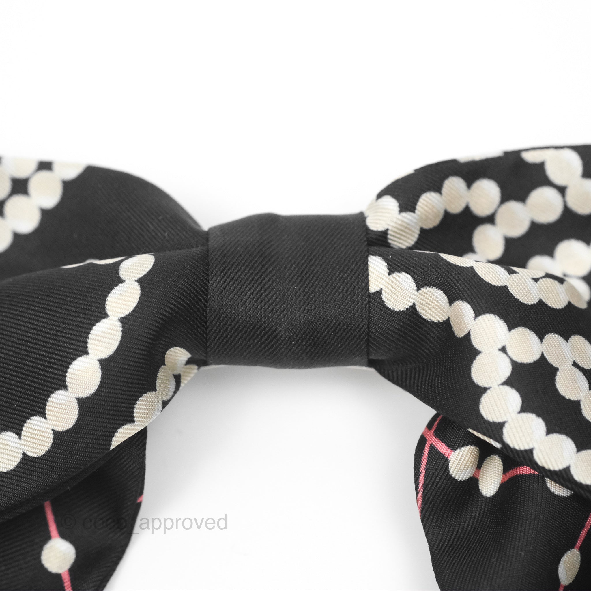 Chanel Black Silk Hair Bow - Elegant Hair Accessory for Women, Perfect for Weddings, Parties & Special Occasions