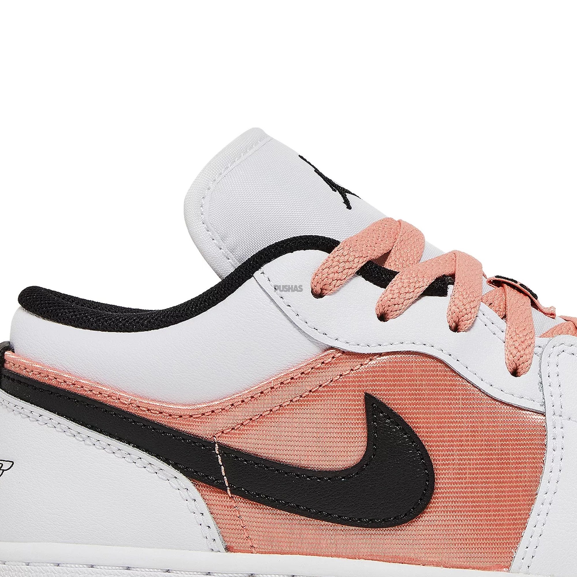 Air Jordan 1 Low 'White Light Madder Root' GS Sneakers for Girls (2022) - Casual Wear, School, Basketball & Street Fashion