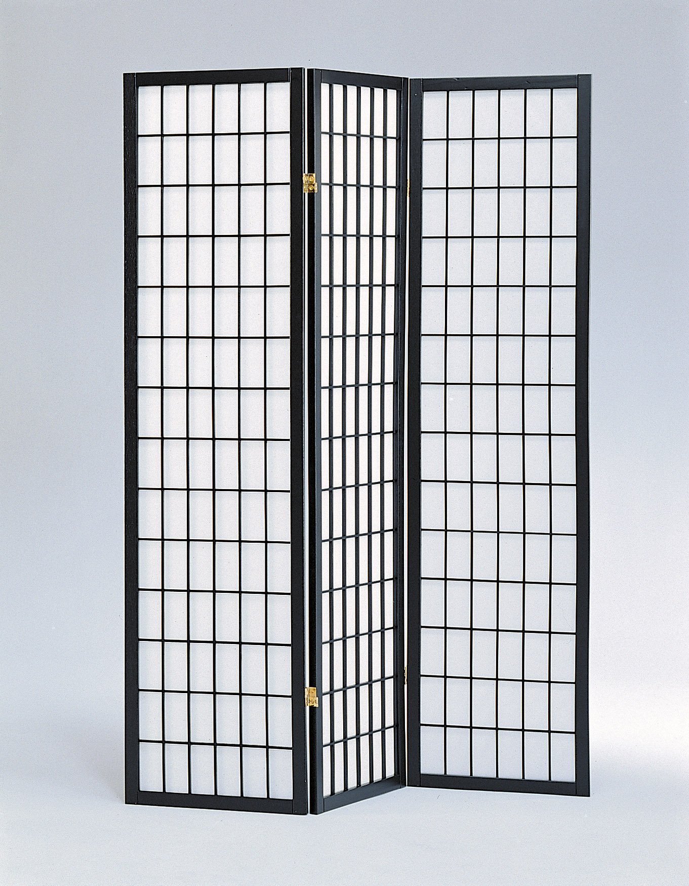 3-Panel Black Room Divider Screen - Privacy Partition for Home, Office & Studio - Lightweight Folding Room Separator for Bedroom, Living Room & Dorm