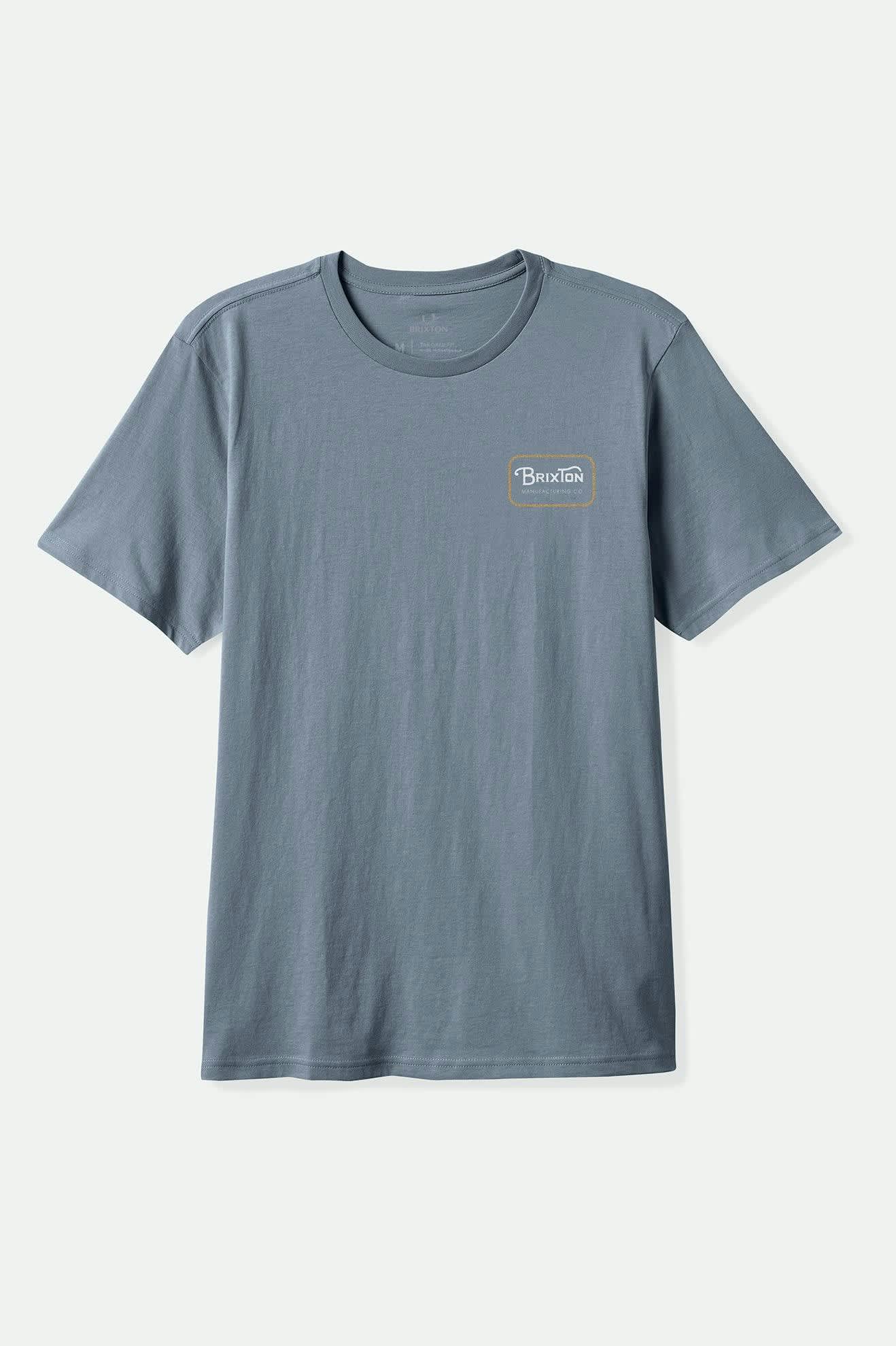Premium Grade S/S Standard T-Shirt - Basalt, White & Washed Copper Colors - Perfect for Casual Wear, Gym & Everyday Outfits